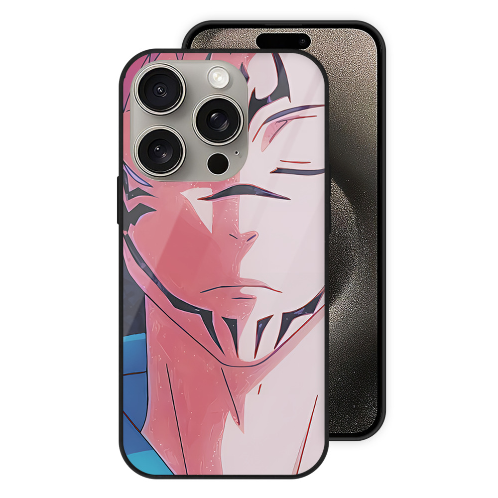 （画像用） SPY×FAMILY间谍家家酒 【iPhone15Pro対応】スマホケース 耐衝撃＆黄変防止 背面ガラス