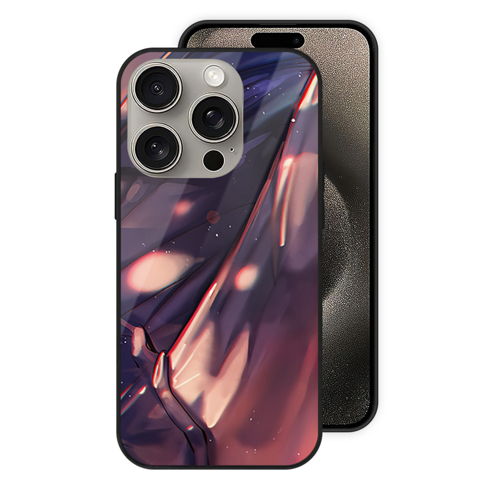 （画像用） SPY×FAMILY间谍家家酒 【iPhone15Pro対応】スマホケース 耐衝撃＆黄変防止 背面ガラス