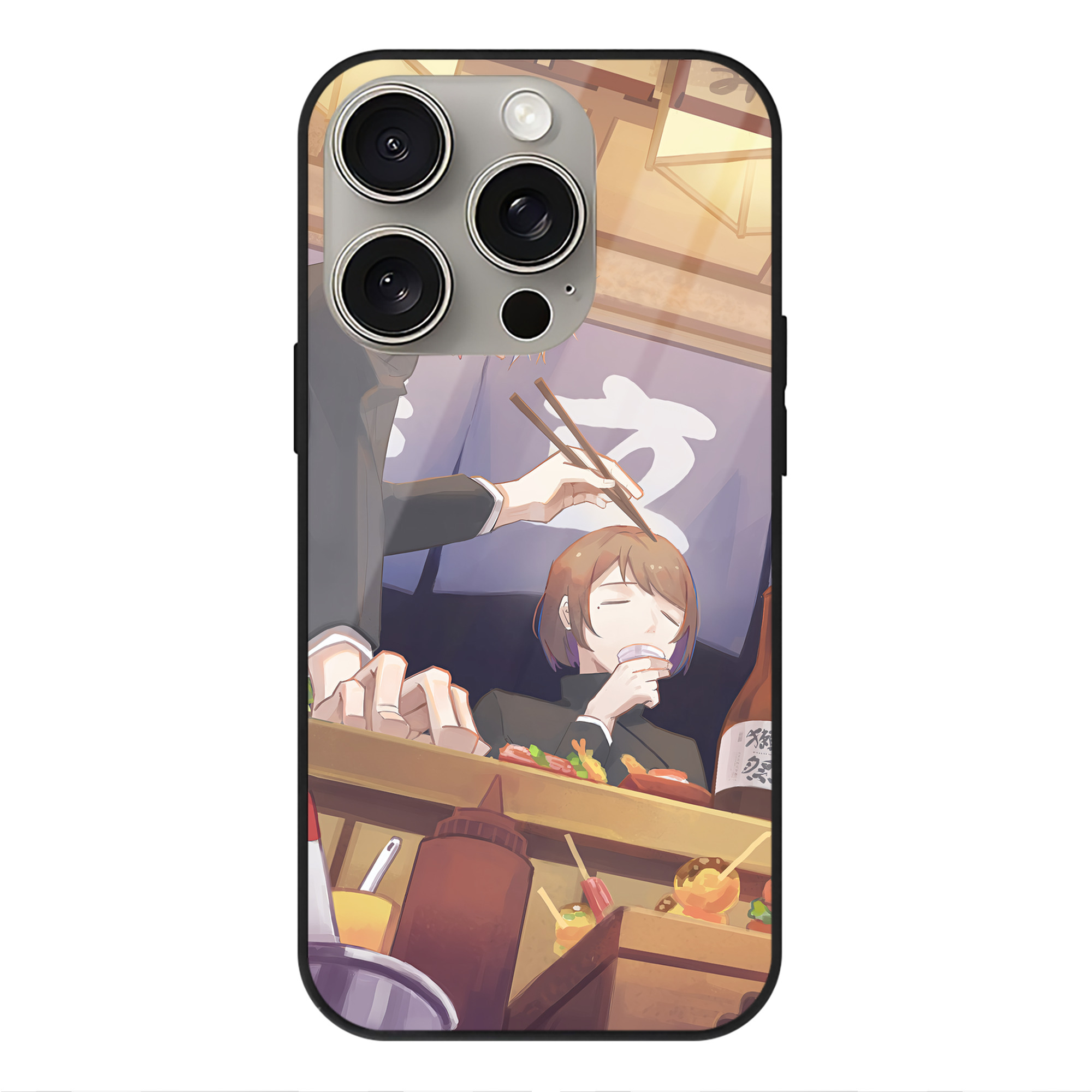 （画像用） SPY×FAMILY间谍家家酒 【iPhone15Pro対応】スマホケース 耐衝撃＆黄変防止 背面ガラス