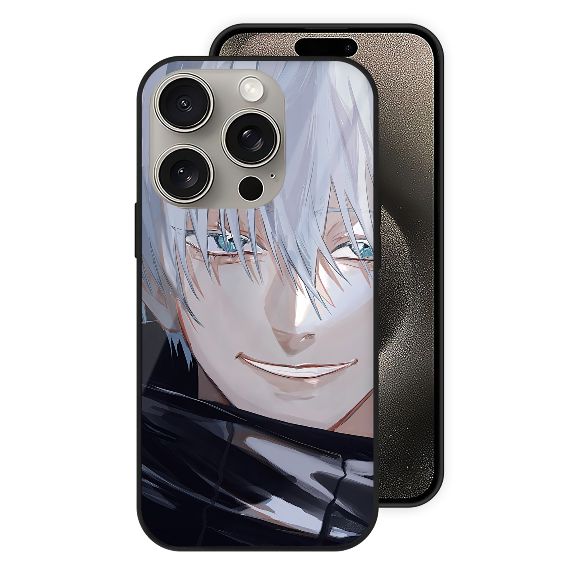 （画像用） SPY×FAMILY间谍家家酒 【iPhone15Pro対応】スマホケース 耐衝撃＆黄変防止 背面ガラス