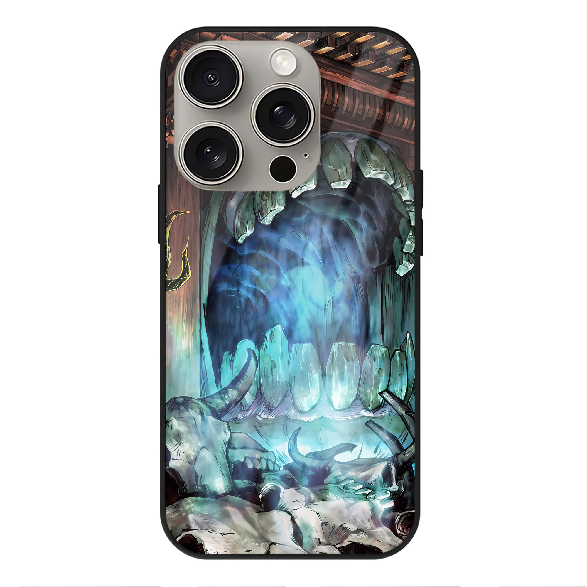 （画像用） SPY×FAMILY间谍家家酒 【iPhone15Pro対応】スマホケース 耐衝撃＆黄変防止 背面ガラス