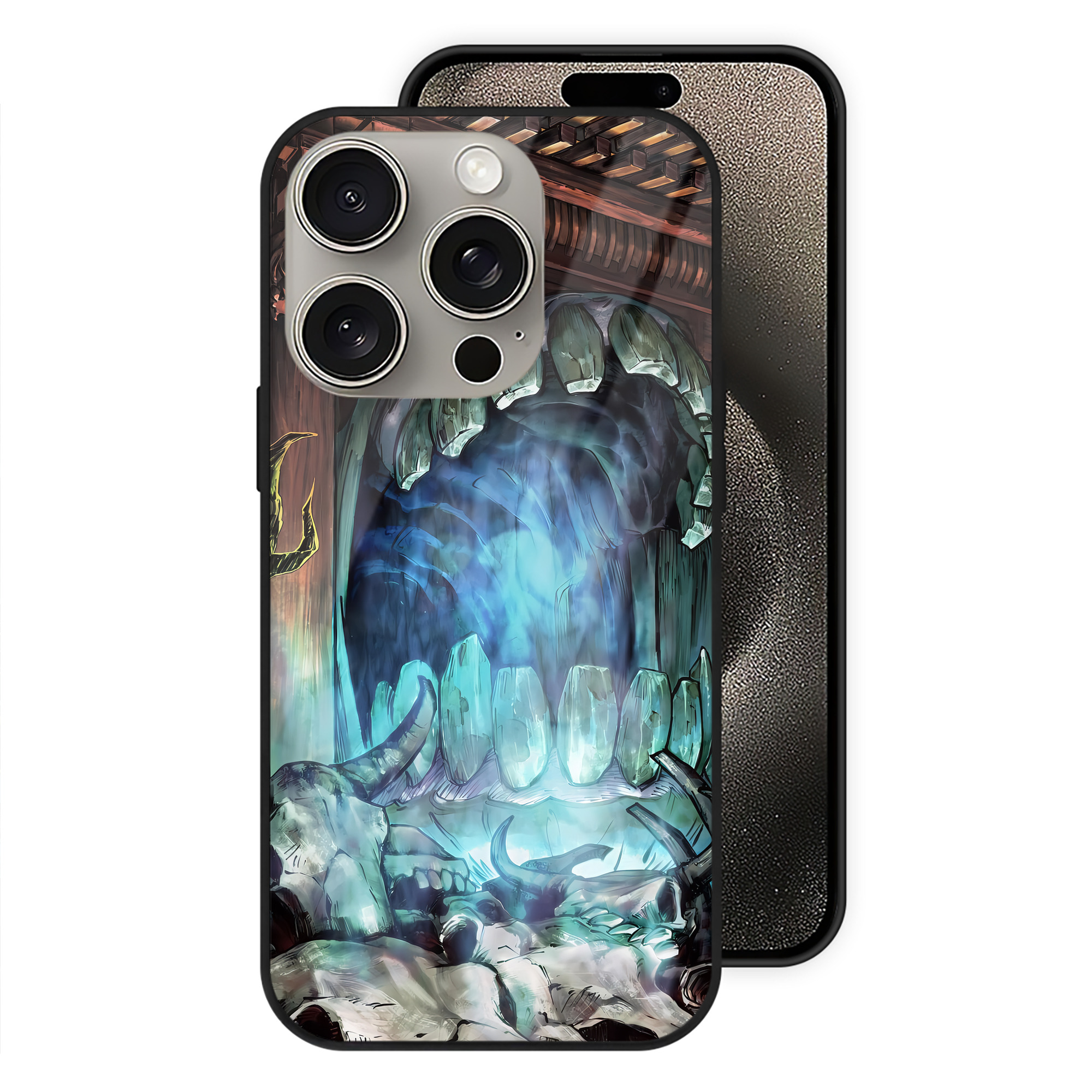 （画像用） SPY×FAMILY间谍家家酒 【iPhone15Pro対応】スマホケース 耐衝撃＆黄変防止 背面ガラス