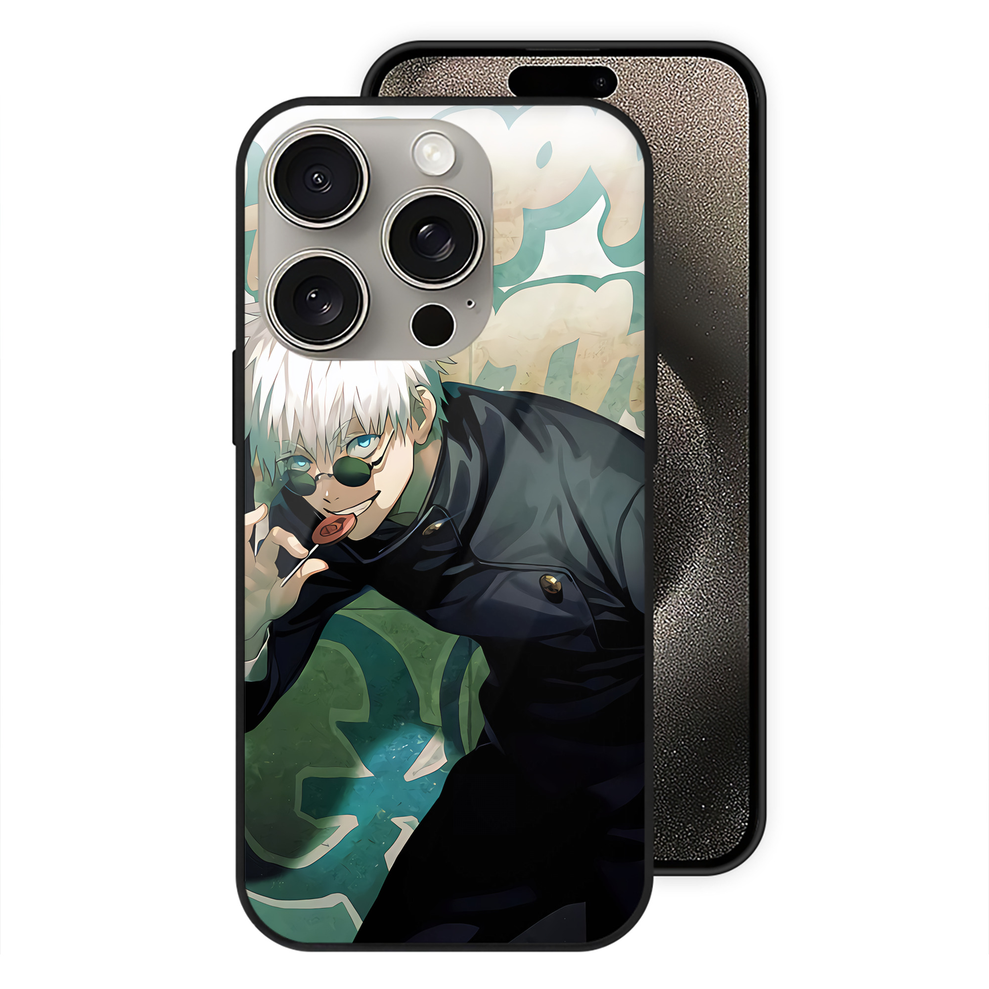 （画像用） SPY×FAMILY间谍家家酒 【iPhone15Pro対応】スマホケース 耐衝撃＆黄変防止 背面ガラス