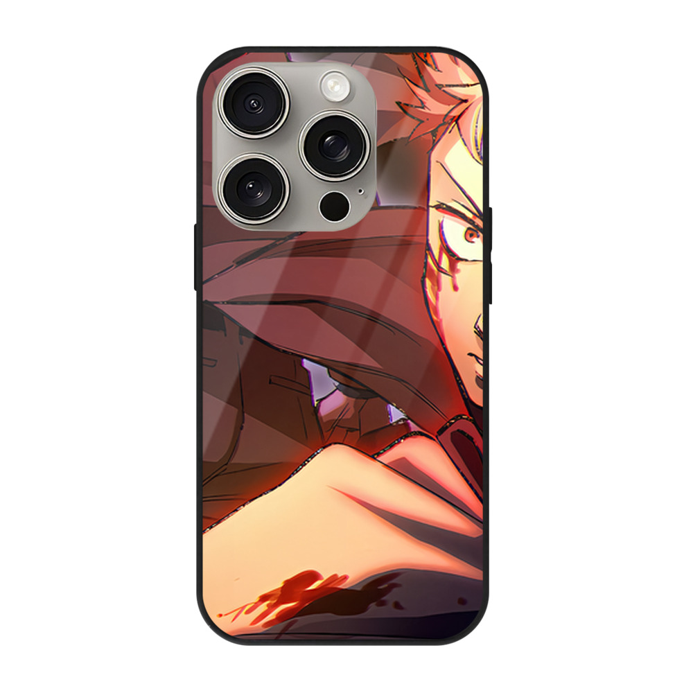 （画像用） SPY×FAMILY间谍家家酒 【iPhone15Pro対応】スマホケース 耐衝撃＆黄変防止 背面ガラス