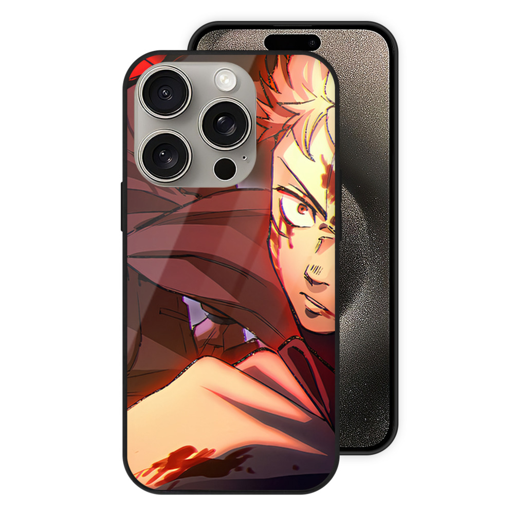（画像用） SPY×FAMILY间谍家家酒 【iPhone15Pro対応】スマホケース 耐衝撃＆黄変防止 背面ガラス