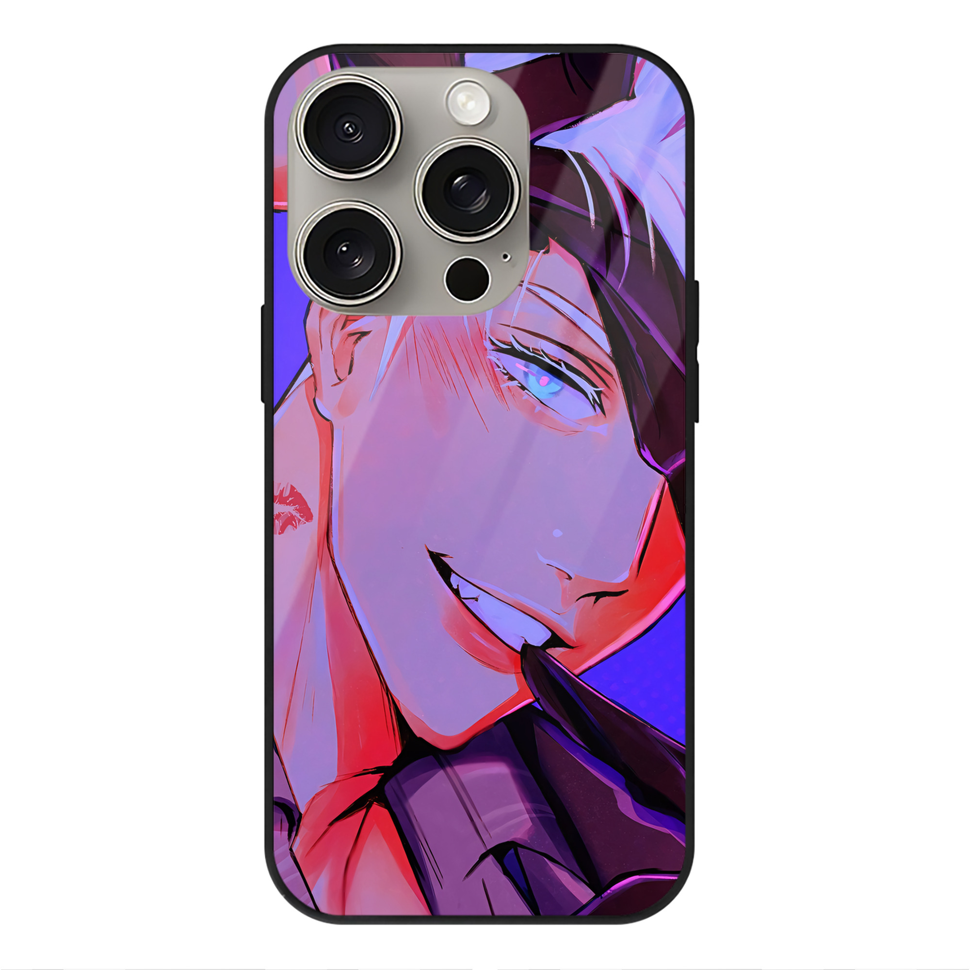 （画像用） SPY×FAMILY间谍家家酒 【iPhone15Pro対応】スマホケース 耐衝撃＆黄変防止 背面ガラス