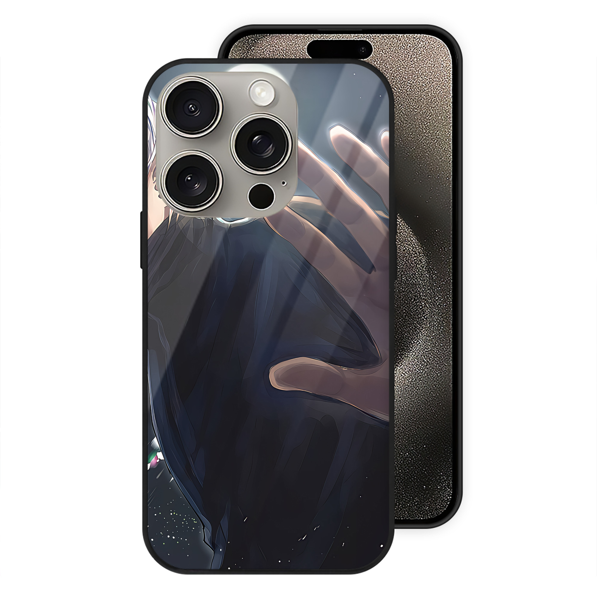 （画像用） SPY×FAMILY间谍家家酒 【iPhone15Pro対応】スマホケース 耐衝撃＆黄変防止 背面ガラス