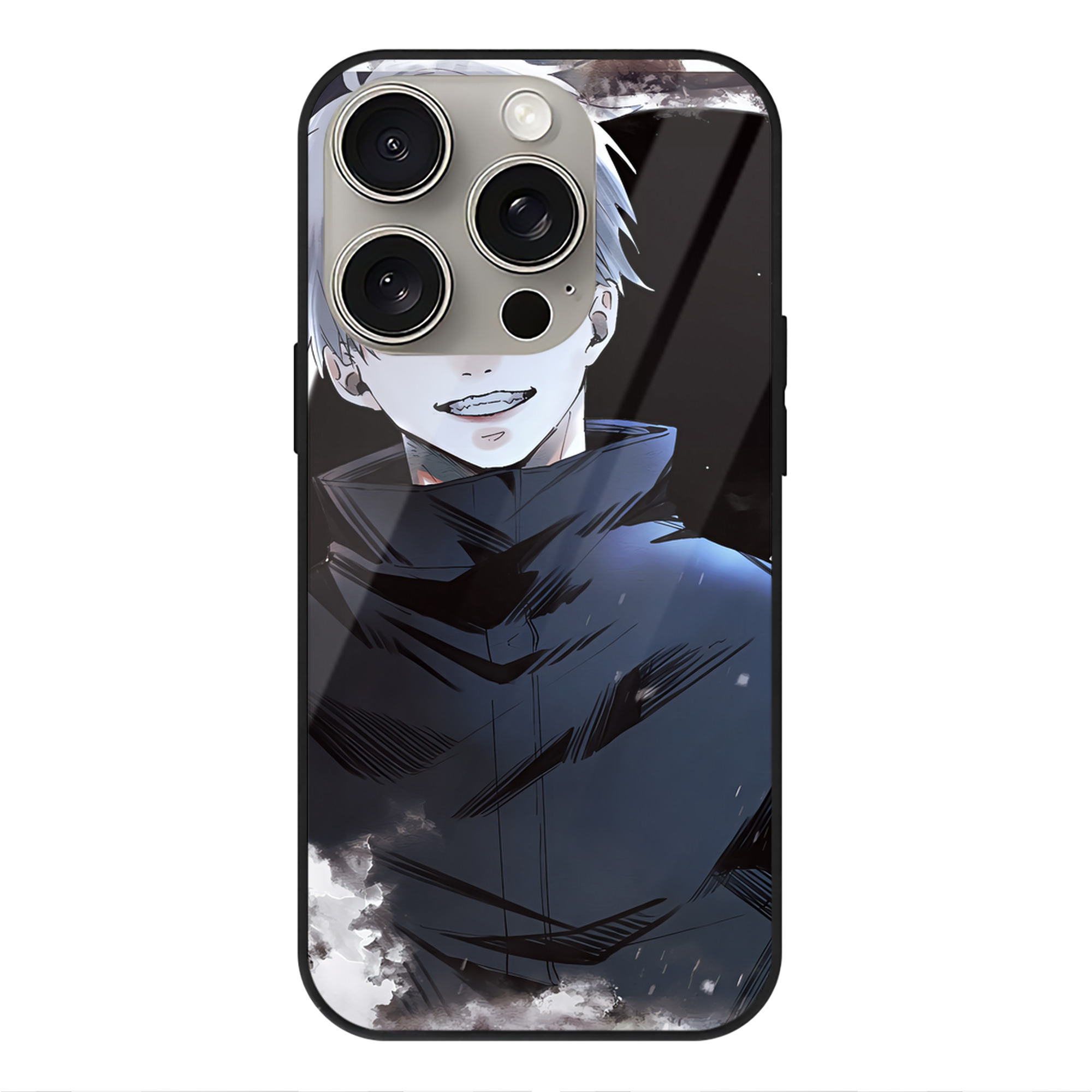 （画像用） SPY×FAMILY间谍家家酒 【iPhone15Pro対応】スマホケース 耐衝撃＆黄変防止 背面ガラス