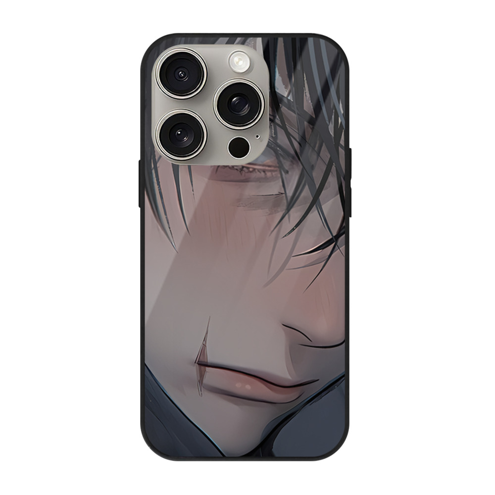 （画像用） SPY×FAMILY间谍家家酒 【iPhone15Pro対応】スマホケース 耐衝撃＆黄変防止 背面ガラス
