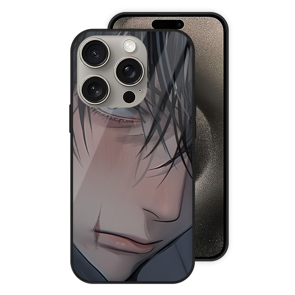 （画像用） SPY×FAMILY间谍家家酒 【iPhone15Pro対応】スマホケース 耐衝撃＆黄変防止 背面ガラス