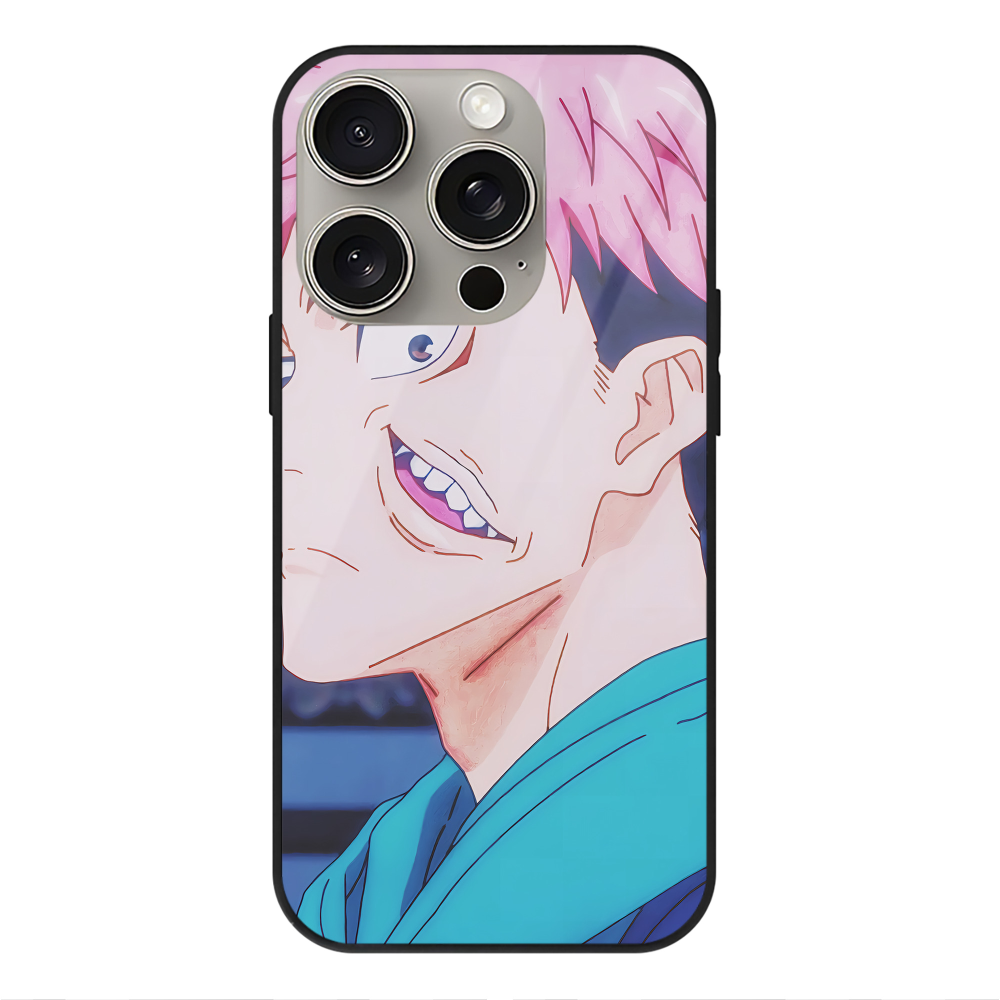 （画像用） SPY×FAMILY间谍家家酒 【iPhone15Pro対応】スマホケース 耐衝撃＆黄変防止 背面ガラス