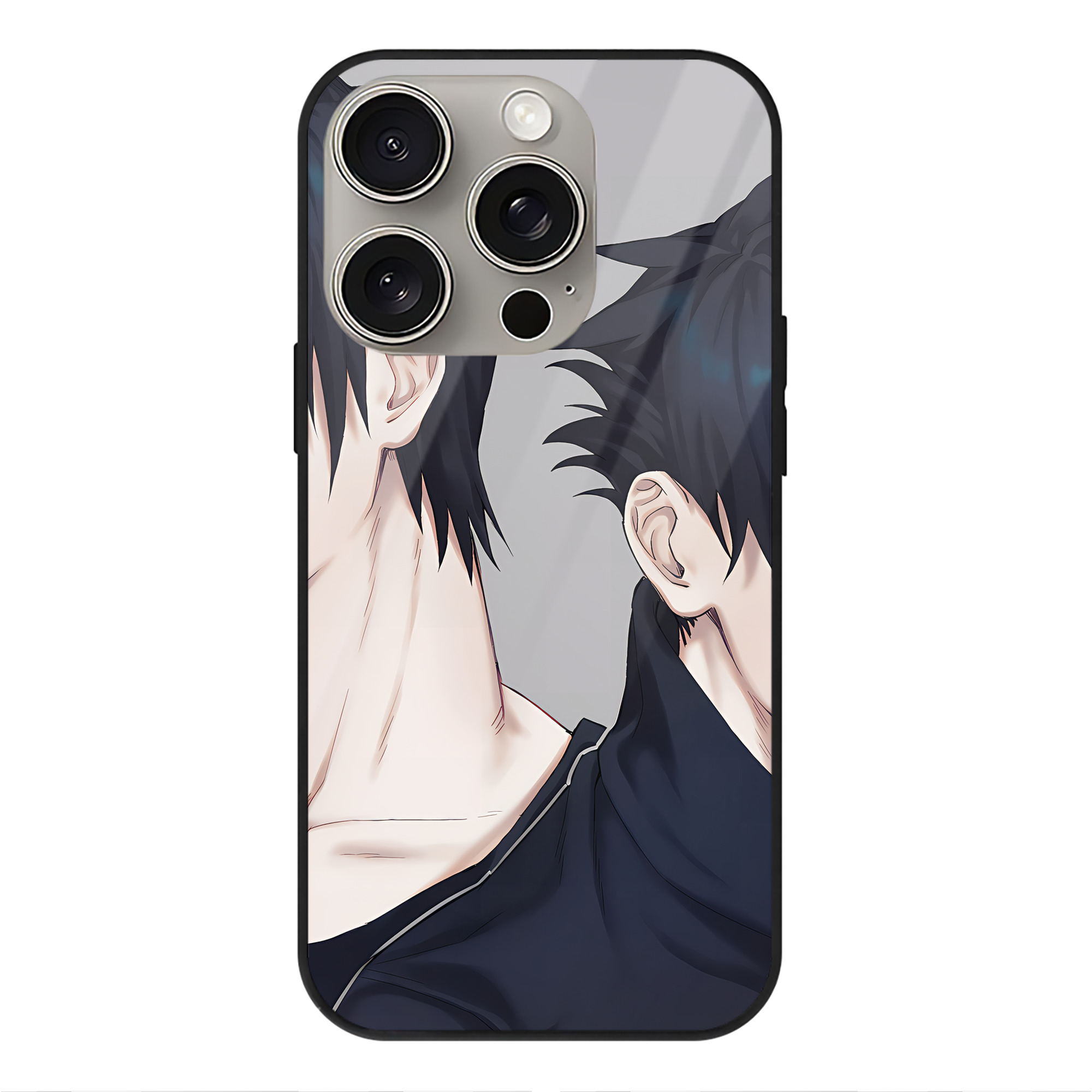 （画像用） SPY×FAMILY间谍家家酒 【iPhone15Pro対応】スマホケース 耐衝撃＆黄変防止 背面ガラス