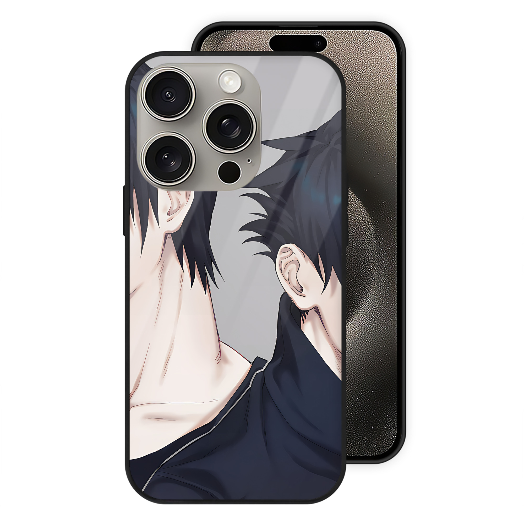 （画像用） SPY×FAMILY间谍家家酒 【iPhone15Pro対応】スマホケース 耐衝撃＆黄変防止 背面ガラス