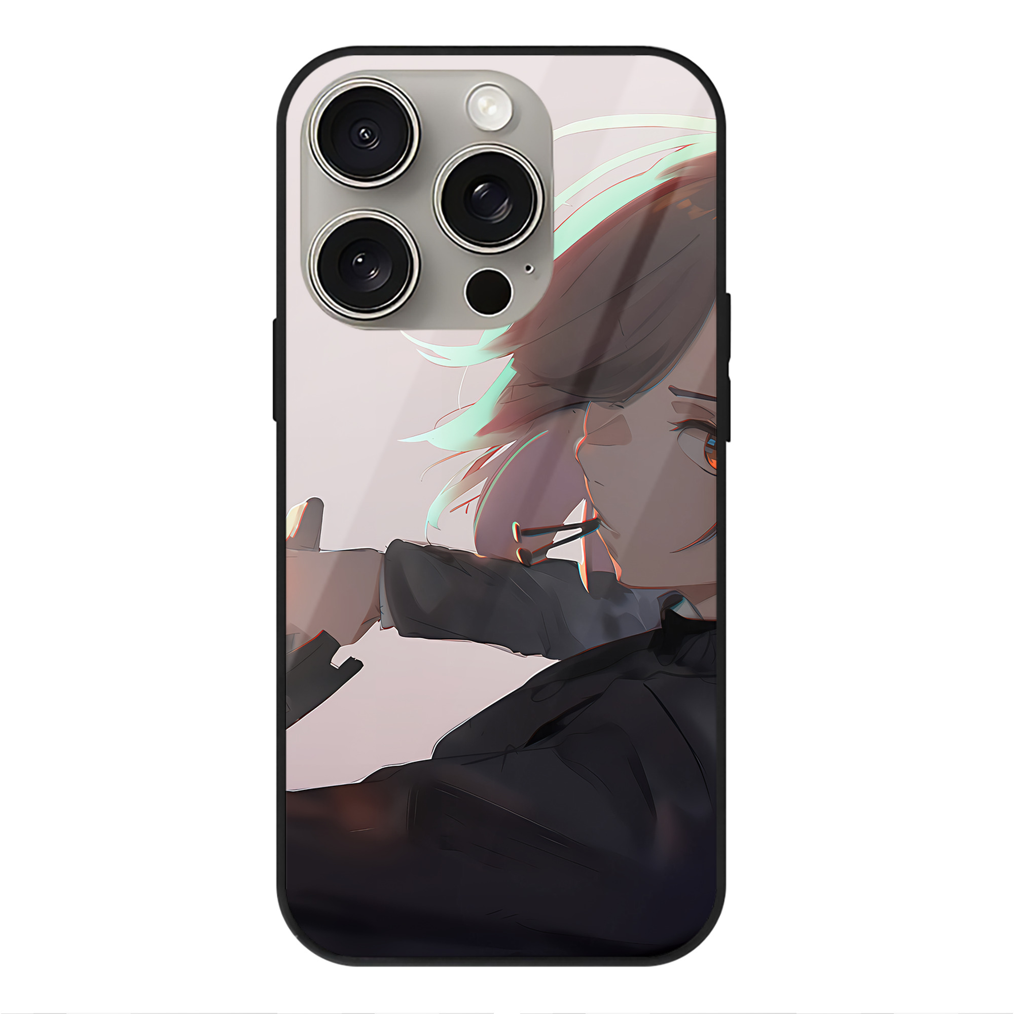 （画像用） SPY×FAMILY间谍家家酒 【iPhone15Pro対応】スマホケース 耐衝撃＆黄変防止 背面ガラス