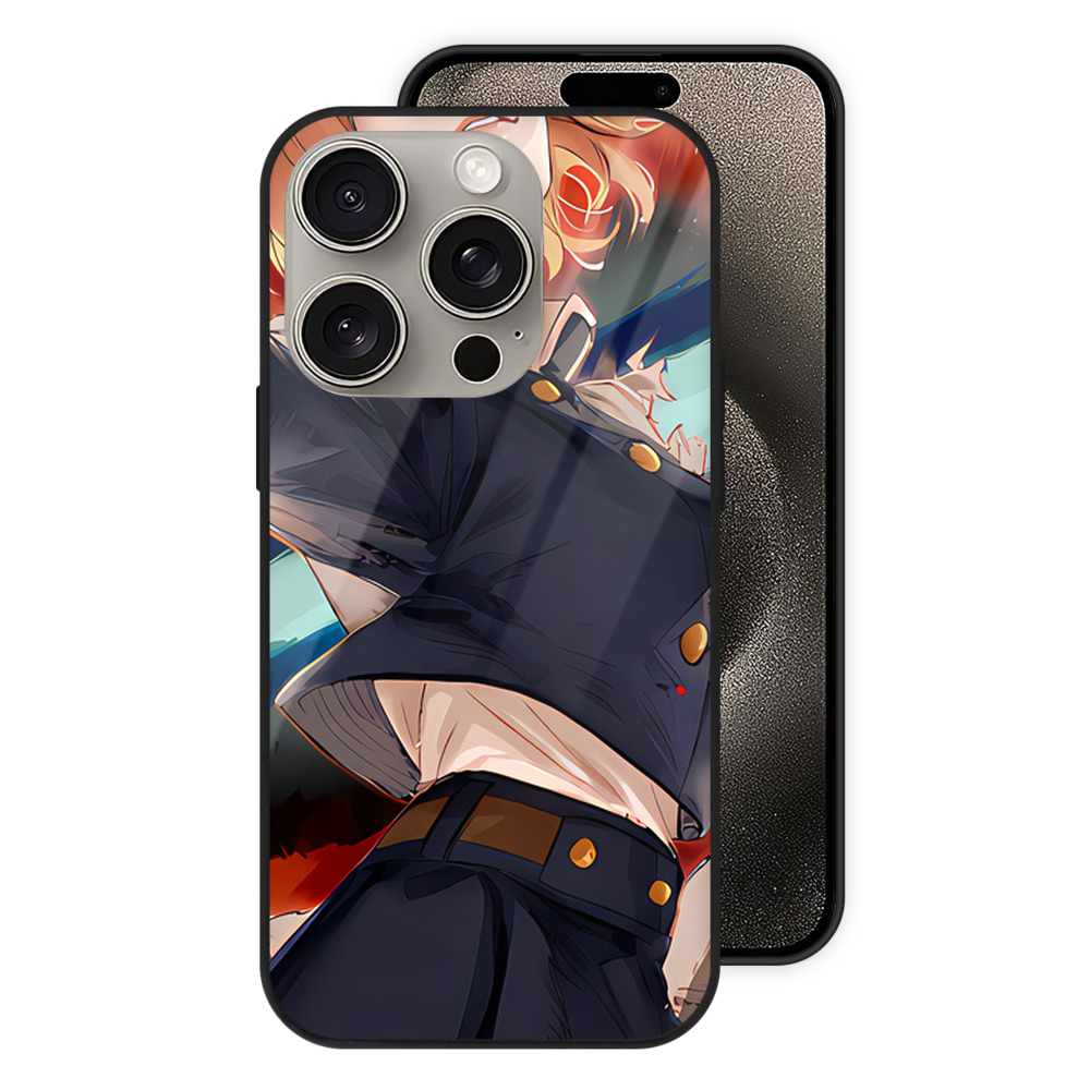 （画像用） SPY×FAMILY间谍家家酒 【iPhone15Pro対応】スマホケース 耐衝撃＆黄変防止 背面ガラス