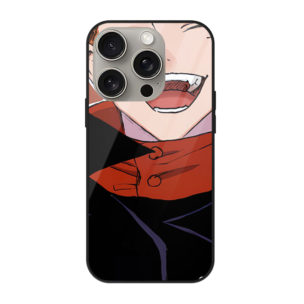 （画像用） SPY×FAMILY间谍家家酒 【iPhone15Pro対応】スマホケース 耐衝撃＆黄変防止 背面ガラス