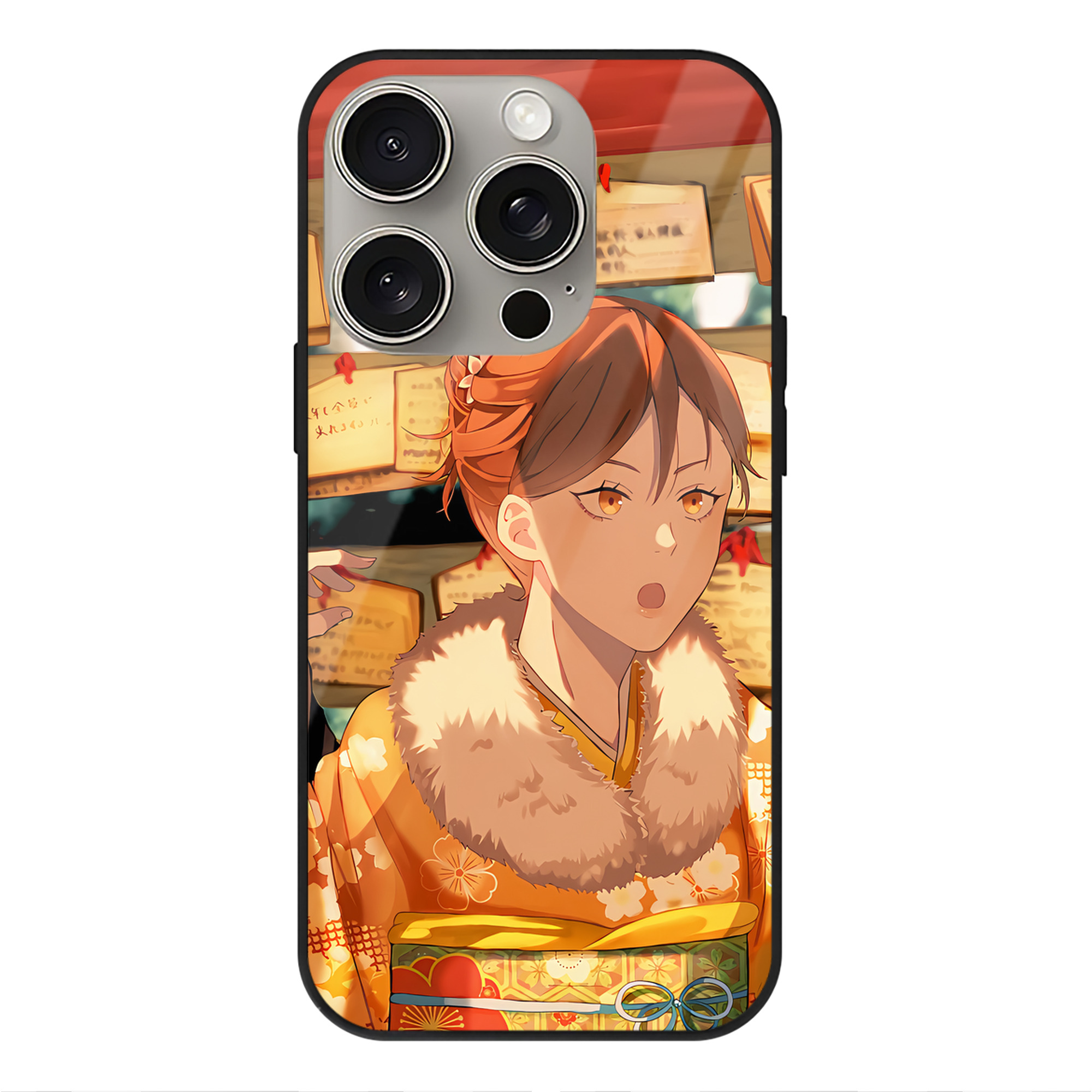 （画像用） SPY×FAMILY间谍家家酒 【iPhone15Pro対応】スマホケース 耐衝撃＆黄変防止 背面ガラス