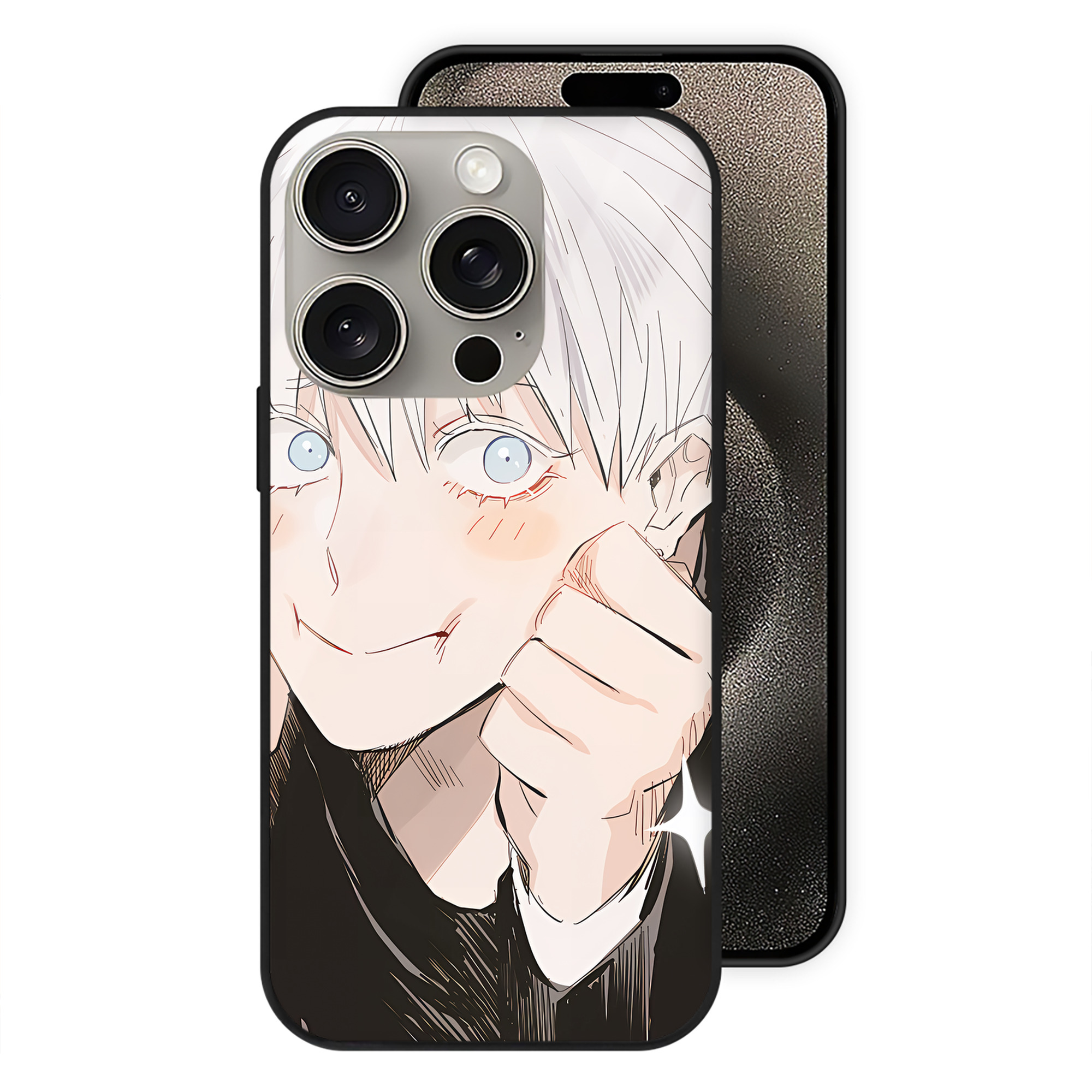 （画像用） SPY×FAMILY间谍家家酒 【iPhone15Pro対応】スマホケース 耐衝撃＆黄変防止 背面ガラス