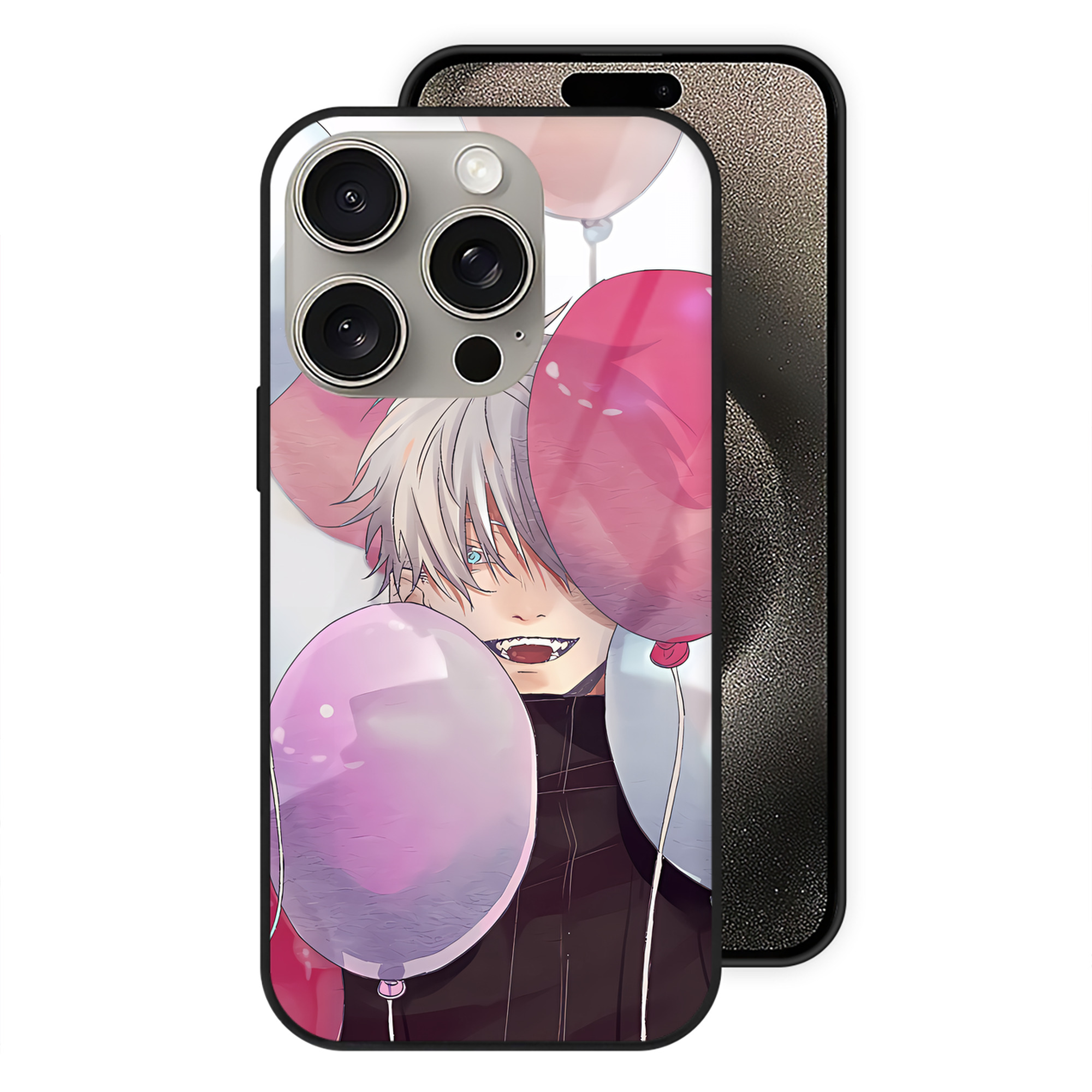 （画像用） SPY×FAMILY间谍家家酒 【iPhone15Pro対応】スマホケース 耐衝撃＆黄変防止 背面ガラス