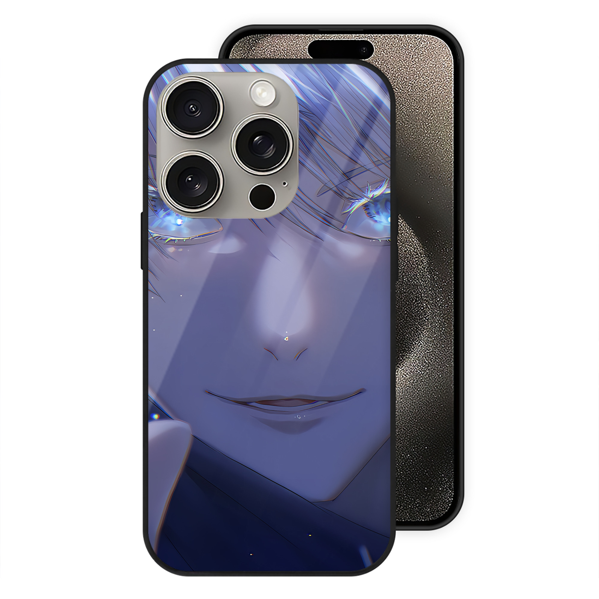 （画像用） SPY×FAMILY间谍家家酒 【iPhone15Pro対応】スマホケース 耐衝撃＆黄変防止 背面ガラス