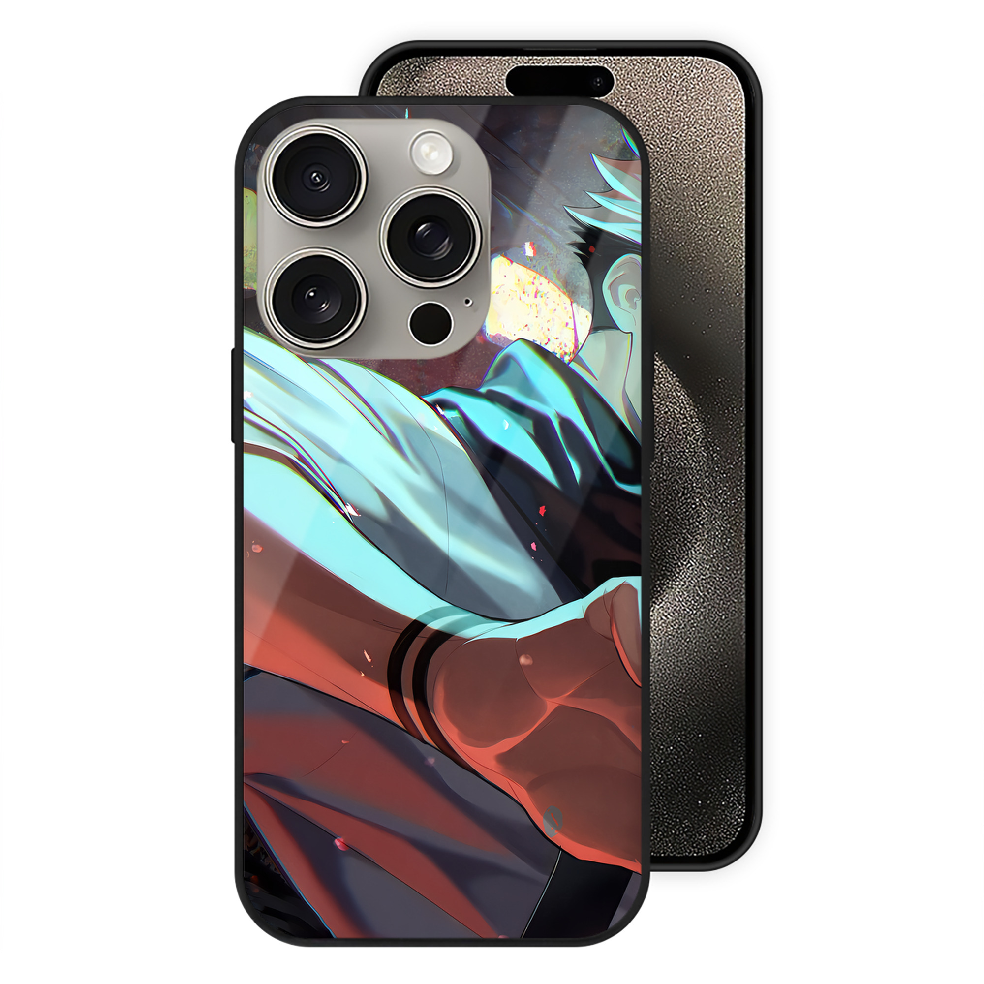 （画像用） SPY×FAMILY间谍家家酒 【iPhone15Pro対応】スマホケース 耐衝撃＆黄変防止 背面ガラス