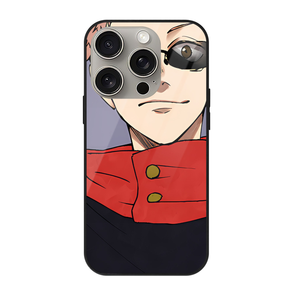 （画像用） SPY×FAMILY间谍家家酒 【iPhone15Pro対応】スマホケース 耐衝撃＆黄変防止 背面ガラス