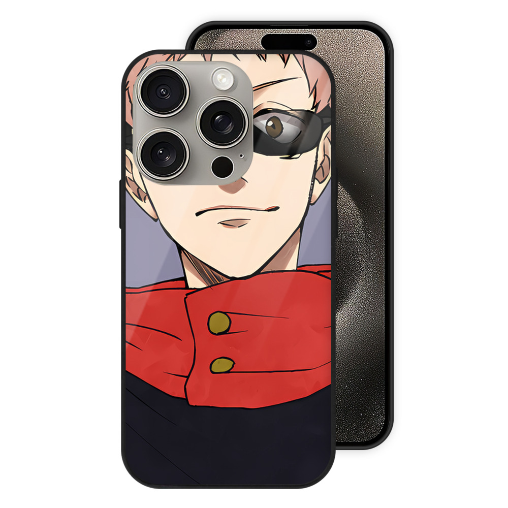 （画像用） SPY×FAMILY间谍家家酒 【iPhone15Pro対応】スマホケース 耐衝撃＆黄変防止 背面ガラス