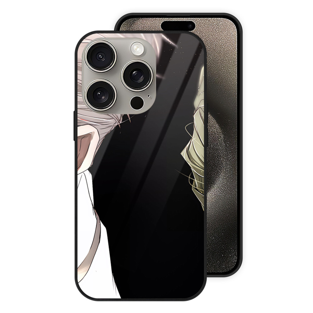 （画像用） SPY×FAMILY间谍家家酒 【iPhone15Pro対応】スマホケース 耐衝撃＆黄変防止 背面ガラス
