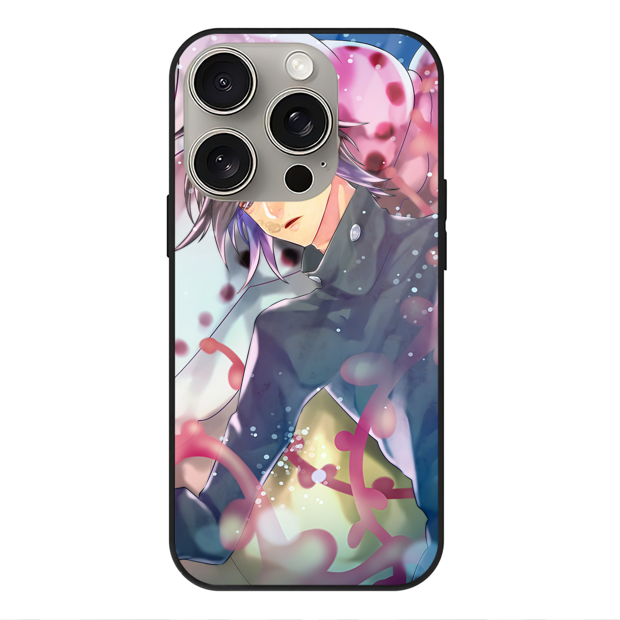 （画像用） SPY×FAMILY间谍家家酒 【iPhone15Pro対応】スマホケース 耐衝撃＆黄変防止 背面ガラス