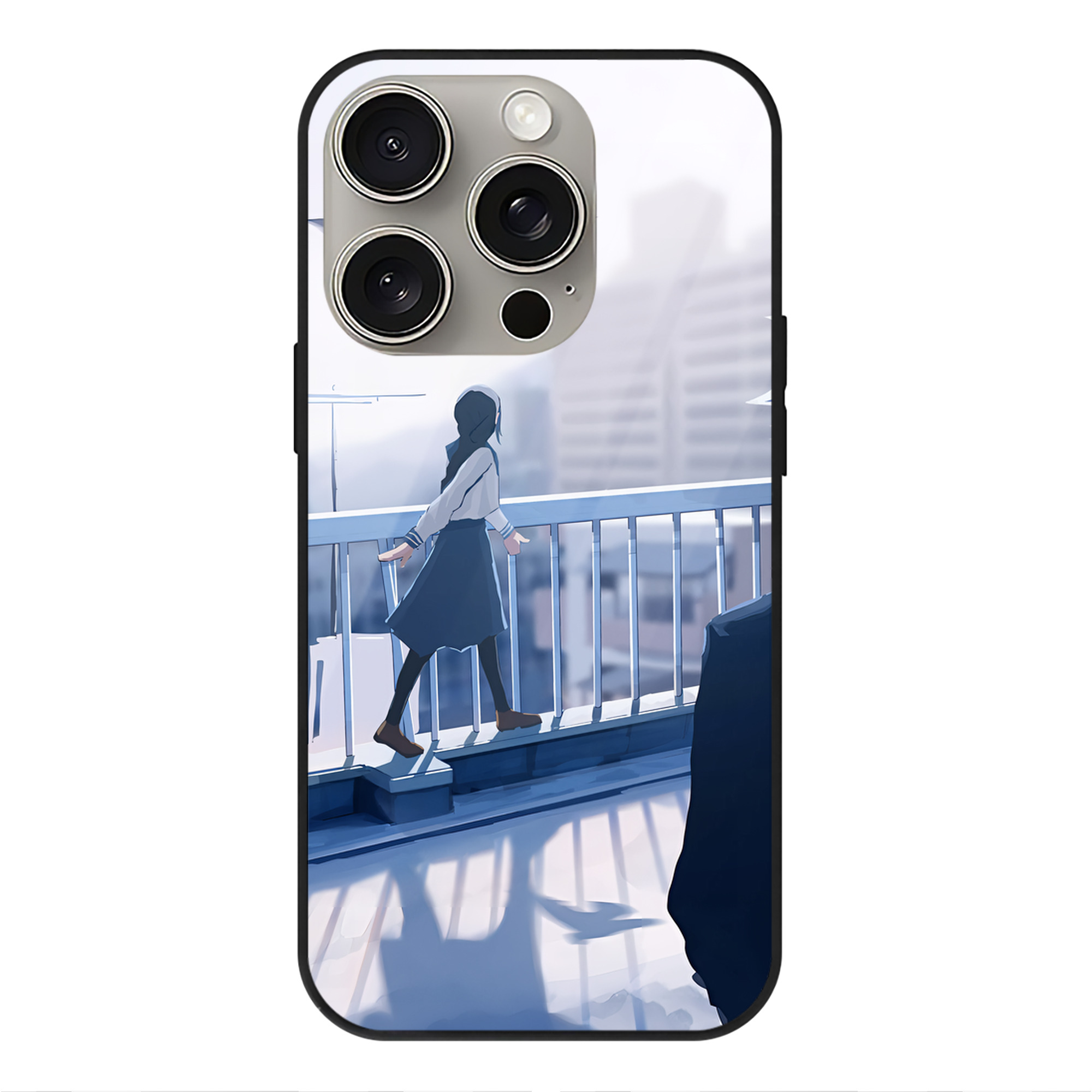 （画像用） SPY×FAMILY间谍家家酒 【iPhone15Pro対応】スマホケース 耐衝撃＆黄変防止 背面ガラス