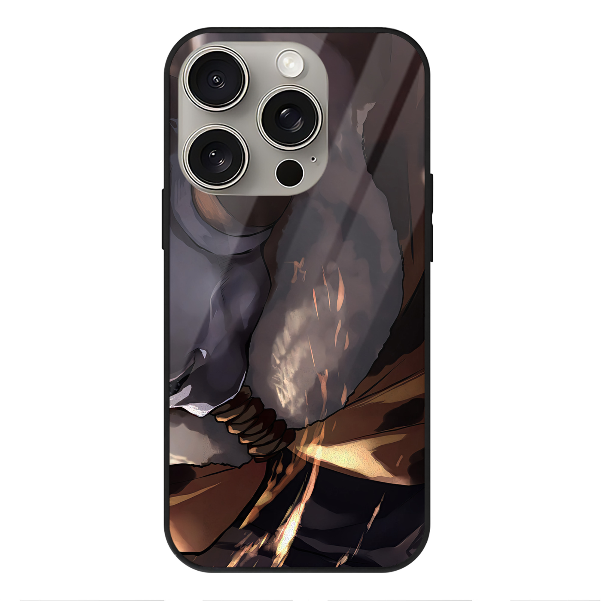 （画像用） SPY×FAMILY间谍家家酒 【iPhone15Pro対応】スマホケース 耐衝撃＆黄変防止 背面ガラス