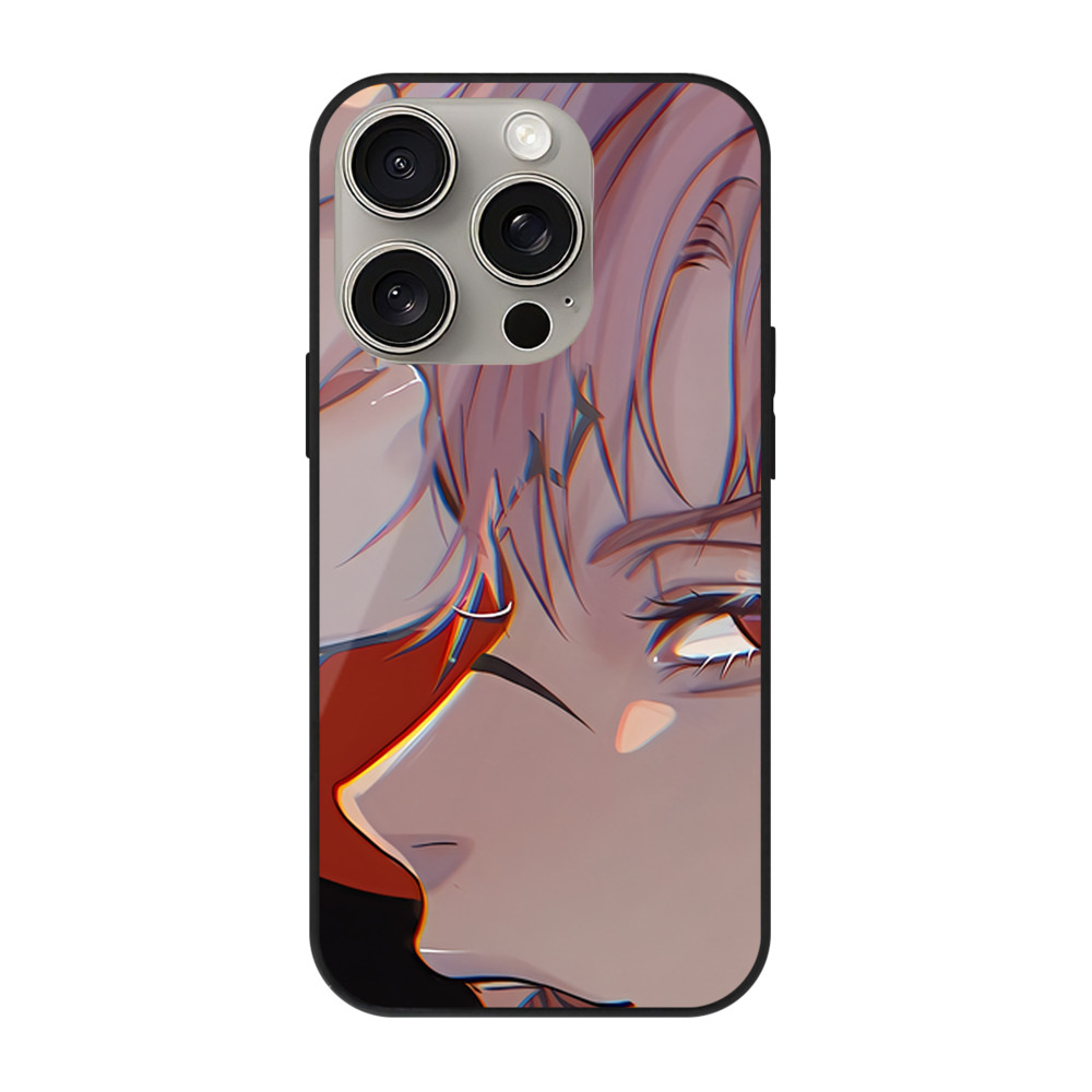 （画像用） SPY×FAMILY间谍家家酒 【iPhone15Pro対応】スマホケース 耐衝撃＆黄変防止 背面ガラス