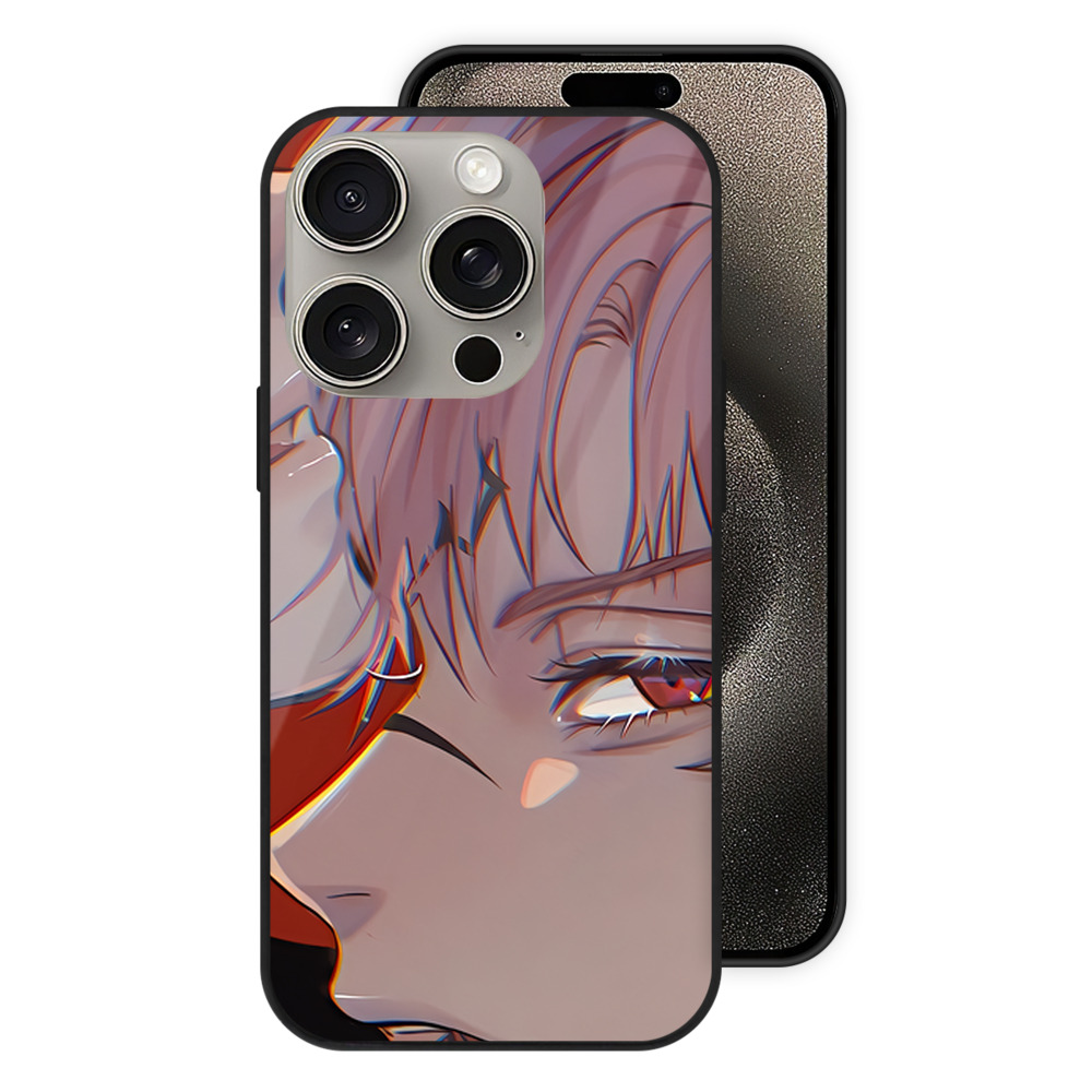 （画像用） SPY×FAMILY间谍家家酒 【iPhone15Pro対応】スマホケース 耐衝撃＆黄変防止 背面ガラス