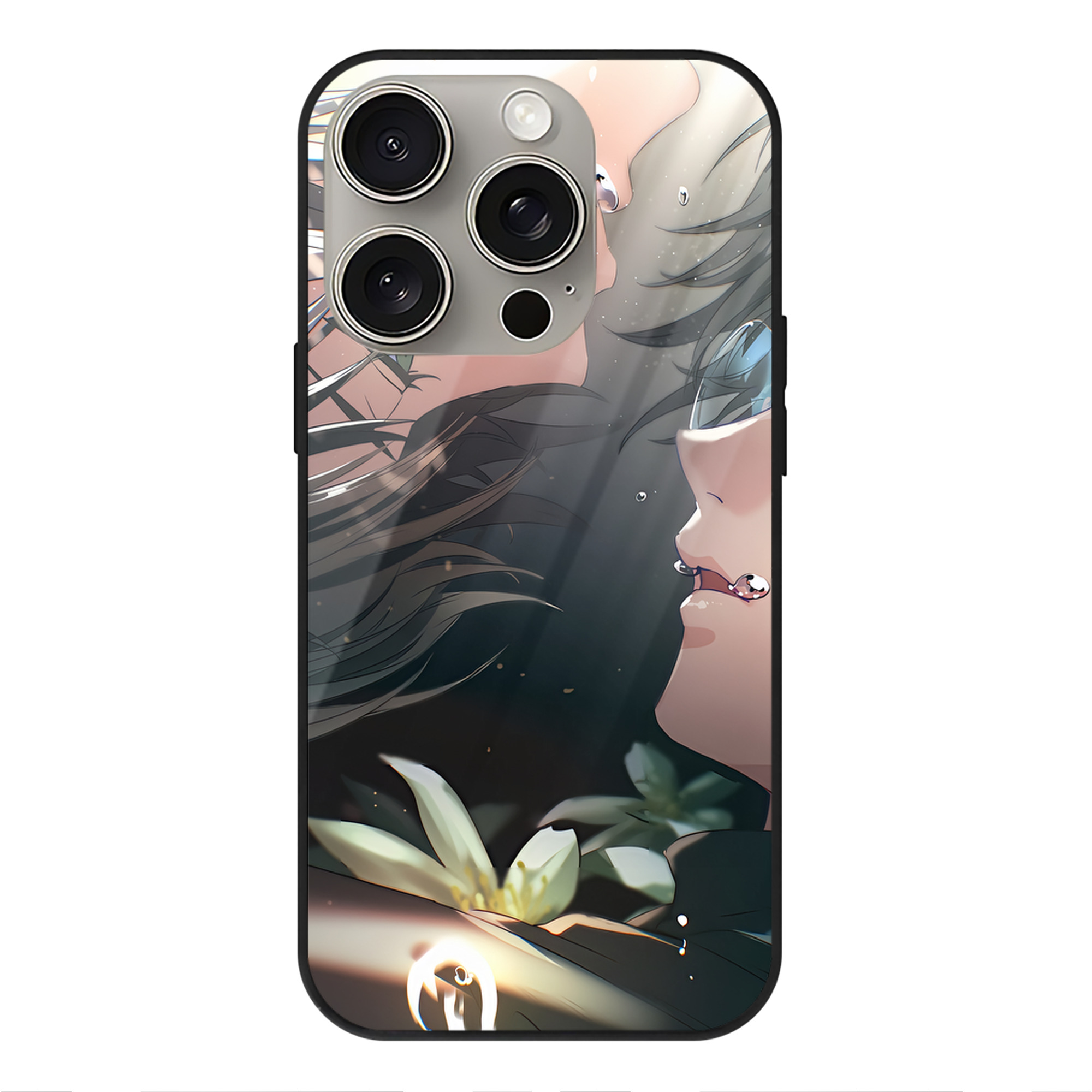 （画像用） SPY×FAMILY间谍家家酒 【iPhone15Pro対応】スマホケース 耐衝撃＆黄変防止 背面ガラス