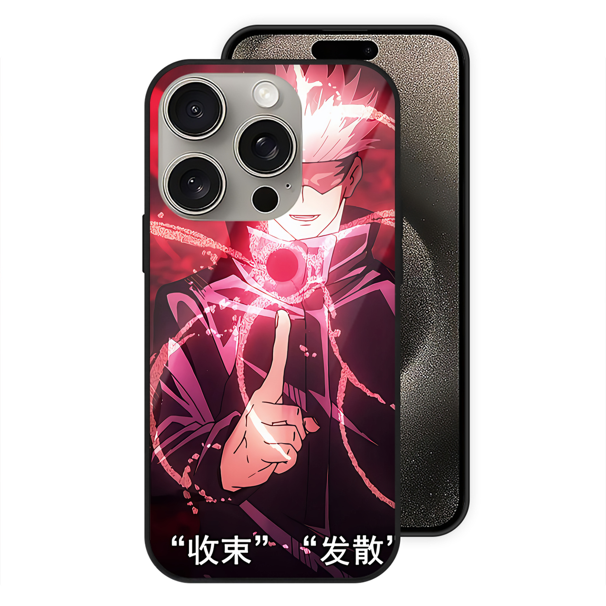 （画像用） SPY×FAMILY间谍家家酒 【iPhone15Pro対応】スマホケース 耐衝撃＆黄変防止 背面ガラス