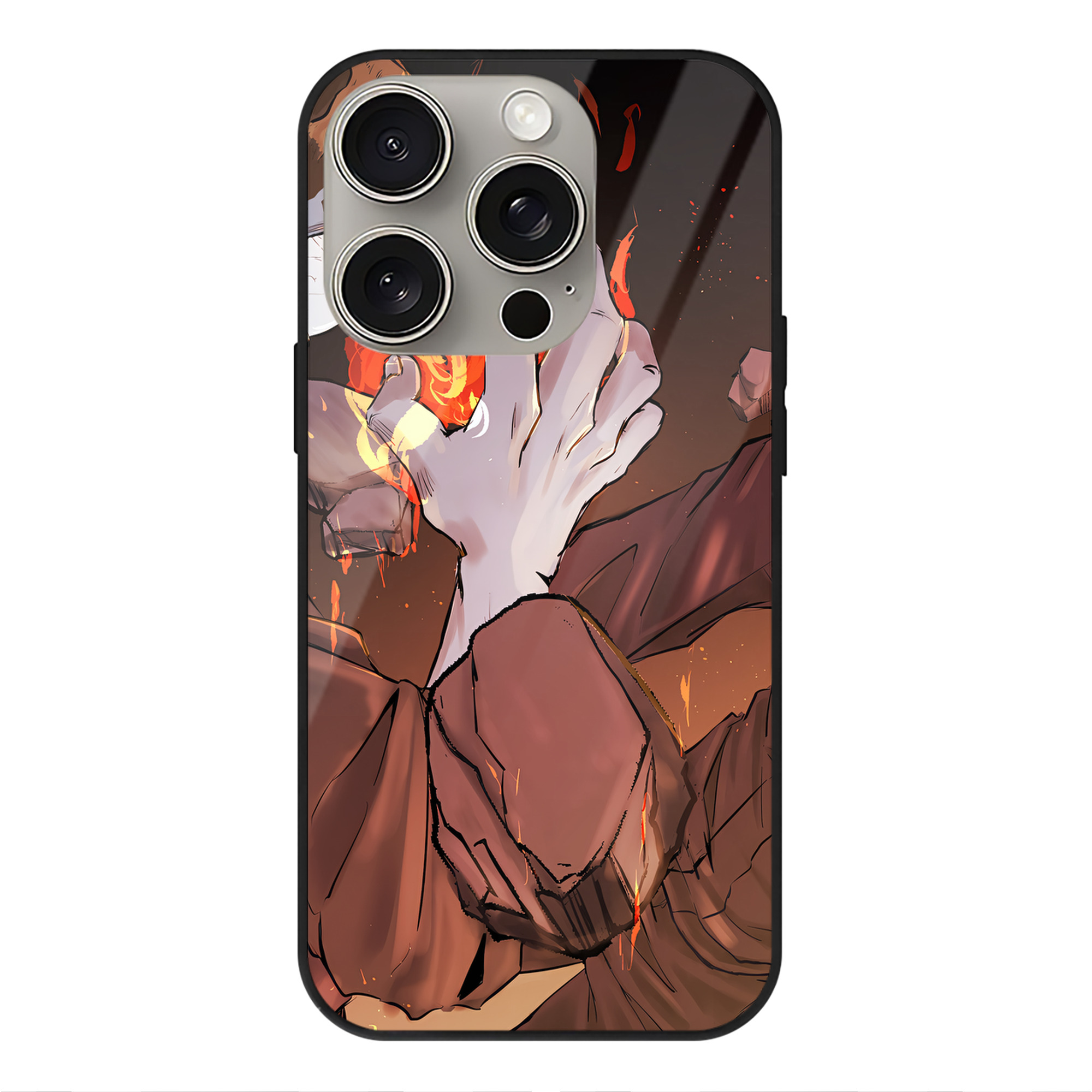 （画像用） SPY×FAMILY间谍家家酒 【iPhone15Pro対応】スマホケース 耐衝撃＆黄変防止 背面ガラス