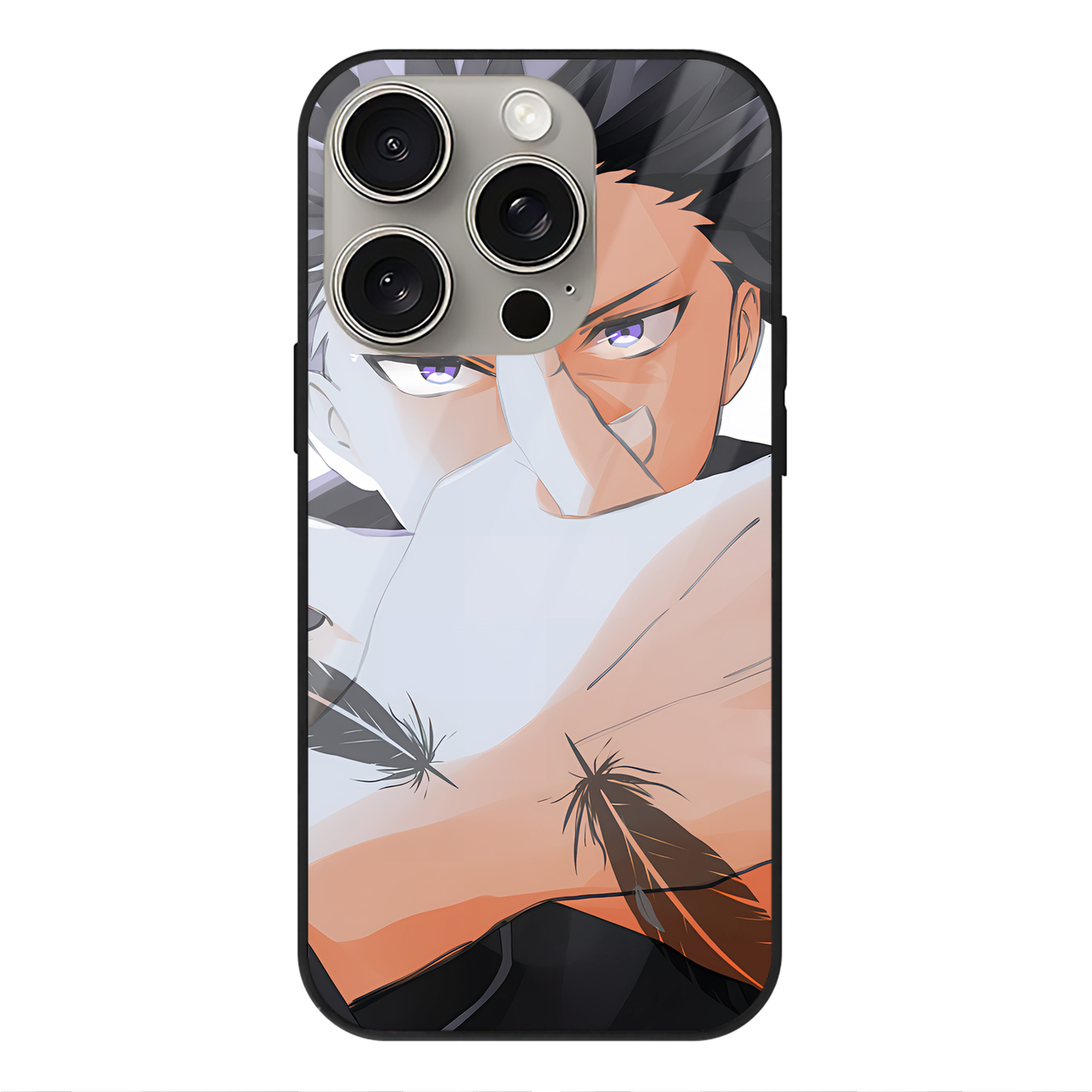 （画像用） SPY×FAMILY间谍家家酒 【iPhone15Pro対応】スマホケース 耐衝撃＆黄変防止 背面ガラス