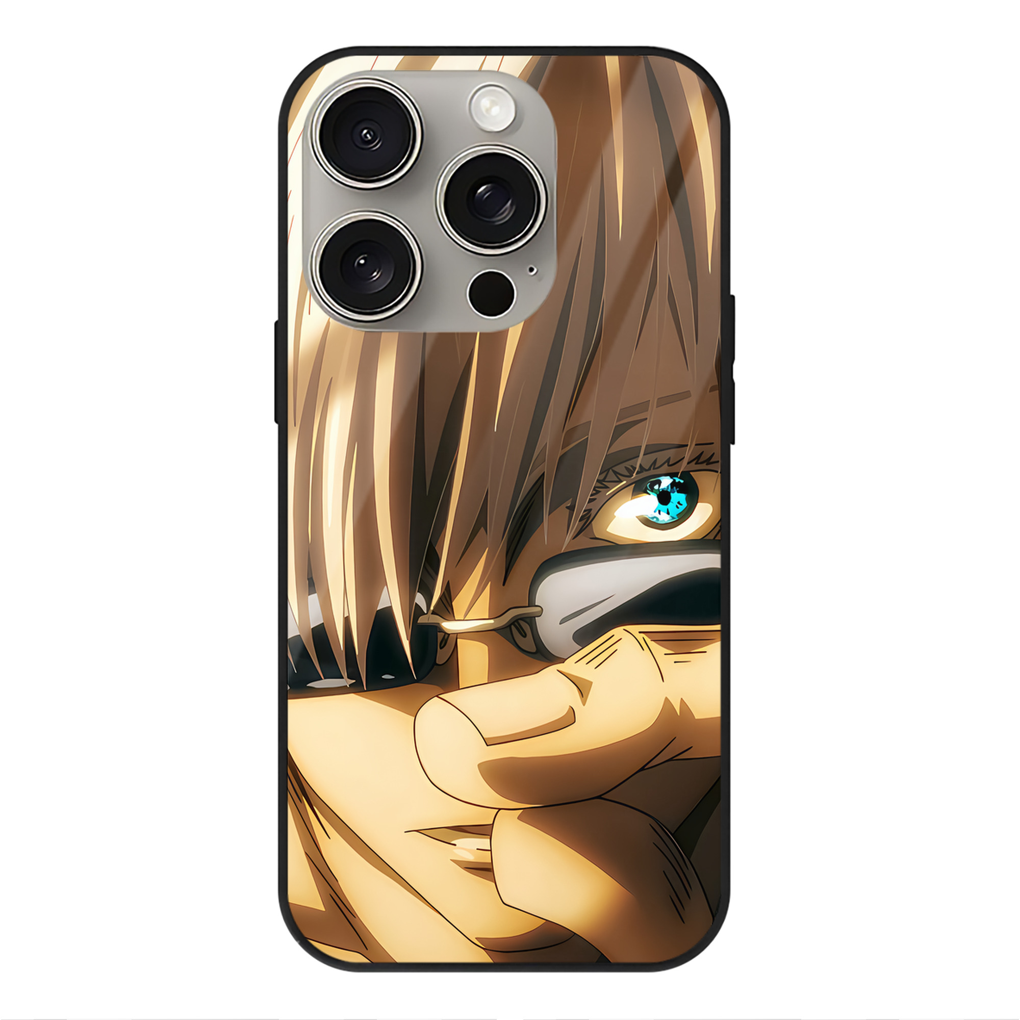 （画像用） SPY×FAMILY间谍家家酒 【iPhone15Pro対応】スマホケース 耐衝撃＆黄変防止 背面ガラス
