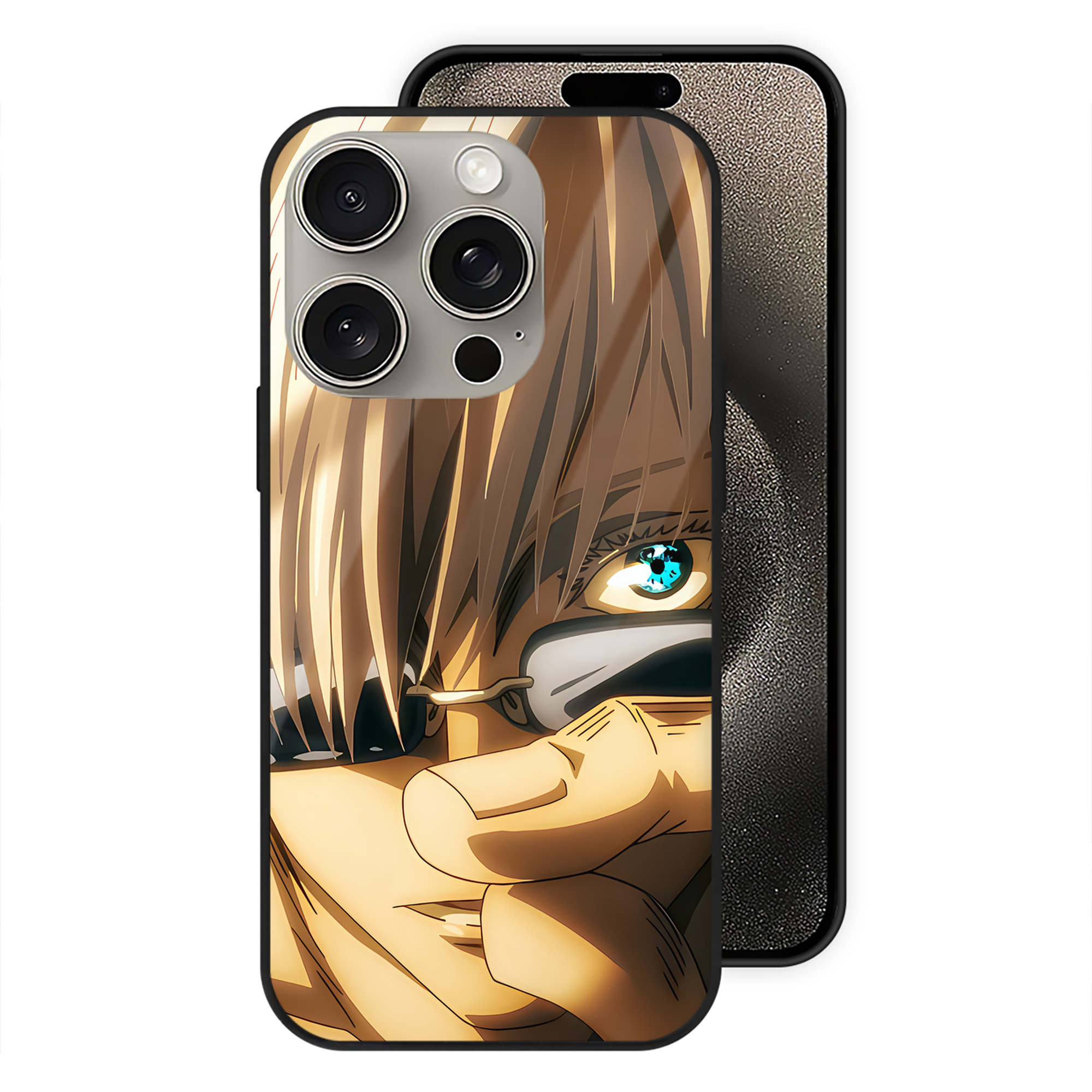 （画像用） SPY×FAMILY间谍家家酒 【iPhone15Pro対応】スマホケース 耐衝撃＆黄変防止 背面ガラス