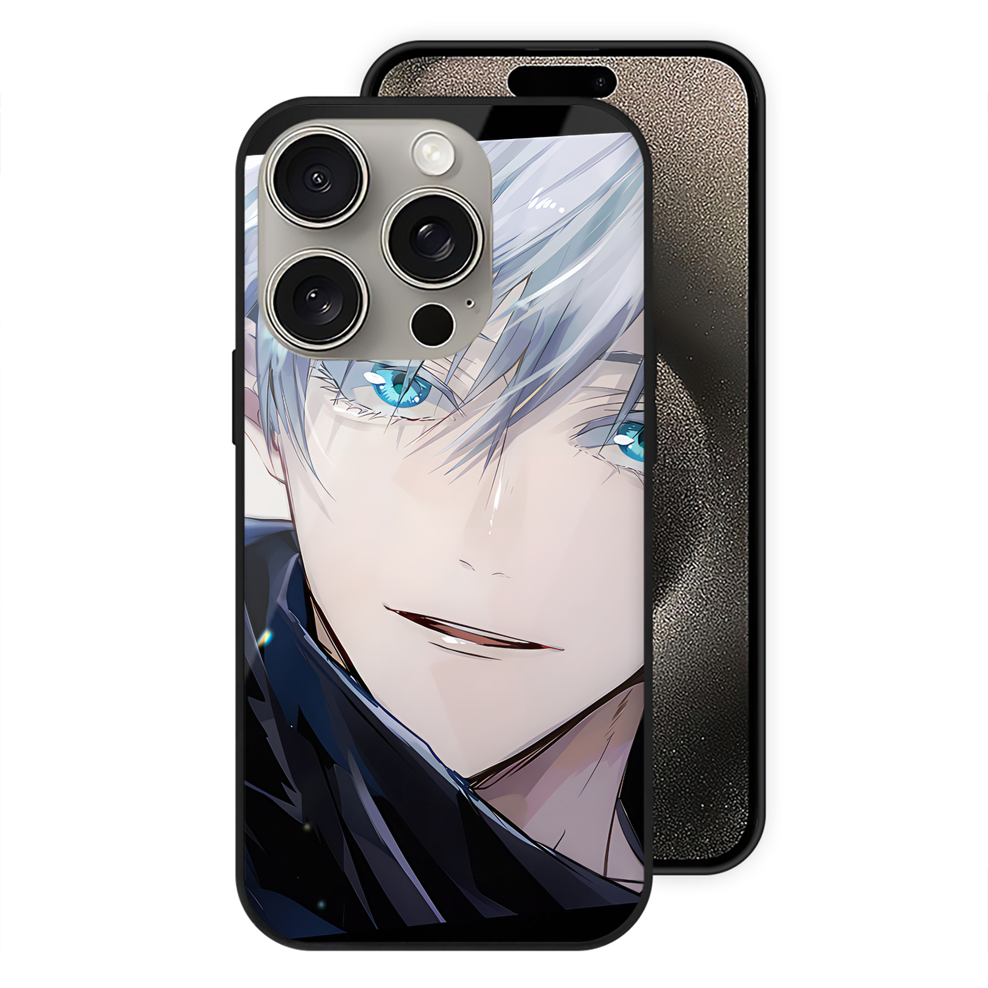 （画像用） SPY×FAMILY间谍家家酒 【iPhone15Pro対応】スマホケース 耐衝撃＆黄変防止 背面ガラス