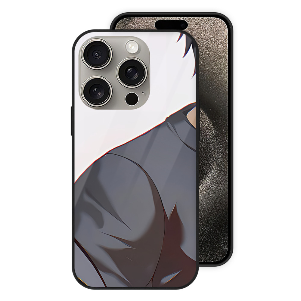 （画像用） SPY×FAMILY间谍家家酒 【iPhone15Pro対応】スマホケース 耐衝撃＆黄変防止 背面ガラス