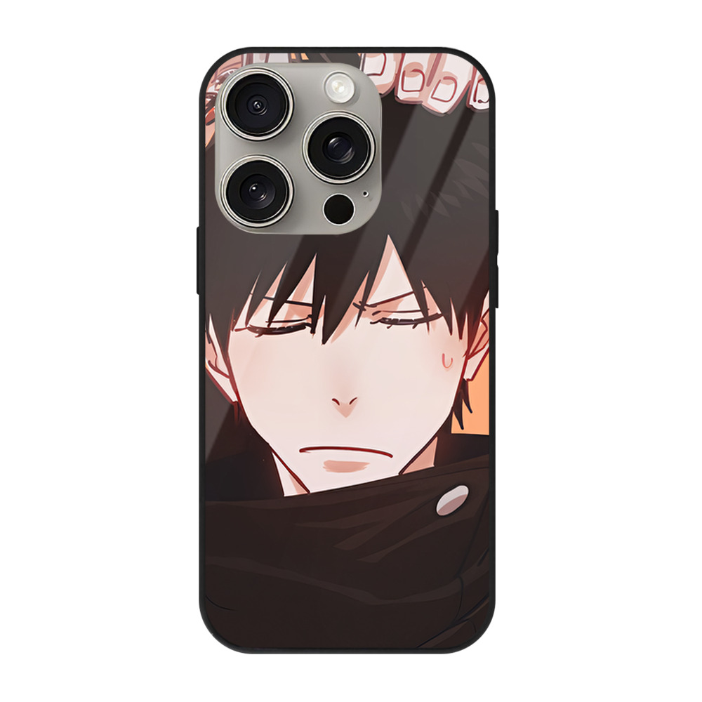 （画像用） SPY×FAMILY间谍家家酒 【iPhone15Pro対応】スマホケース 耐衝撃＆黄変防止 背面ガラス