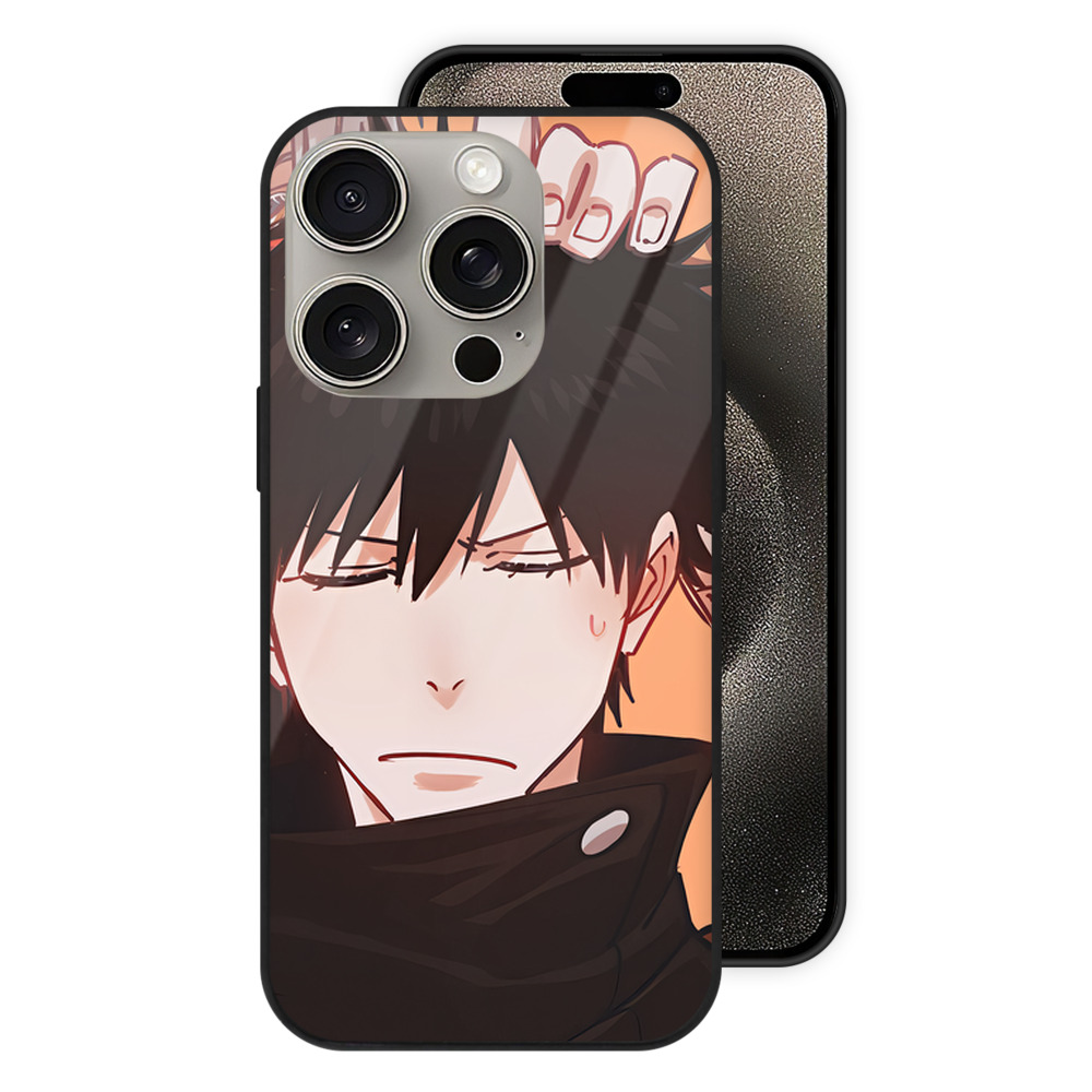 （画像用） SPY×FAMILY间谍家家酒 【iPhone15Pro対応】スマホケース 耐衝撃＆黄変防止 背面ガラス