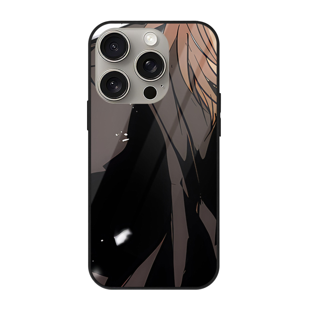 （画像用） SPY×FAMILY间谍家家酒 【iPhone15Pro対応】スマホケース 耐衝撃＆黄変防止 背面ガラス