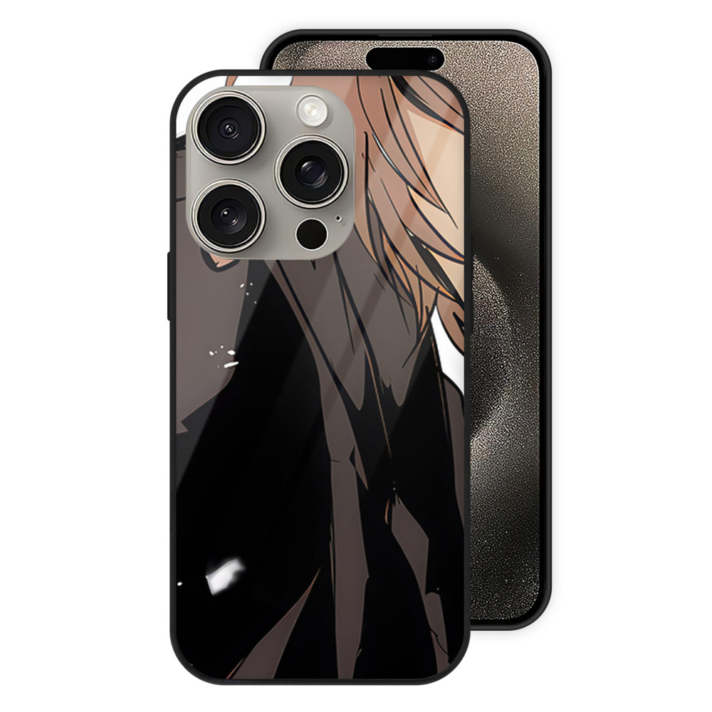 （画像用） SPY×FAMILY间谍家家酒 【iPhone15Pro対応】スマホケース 耐衝撃＆黄変防止 背面ガラス