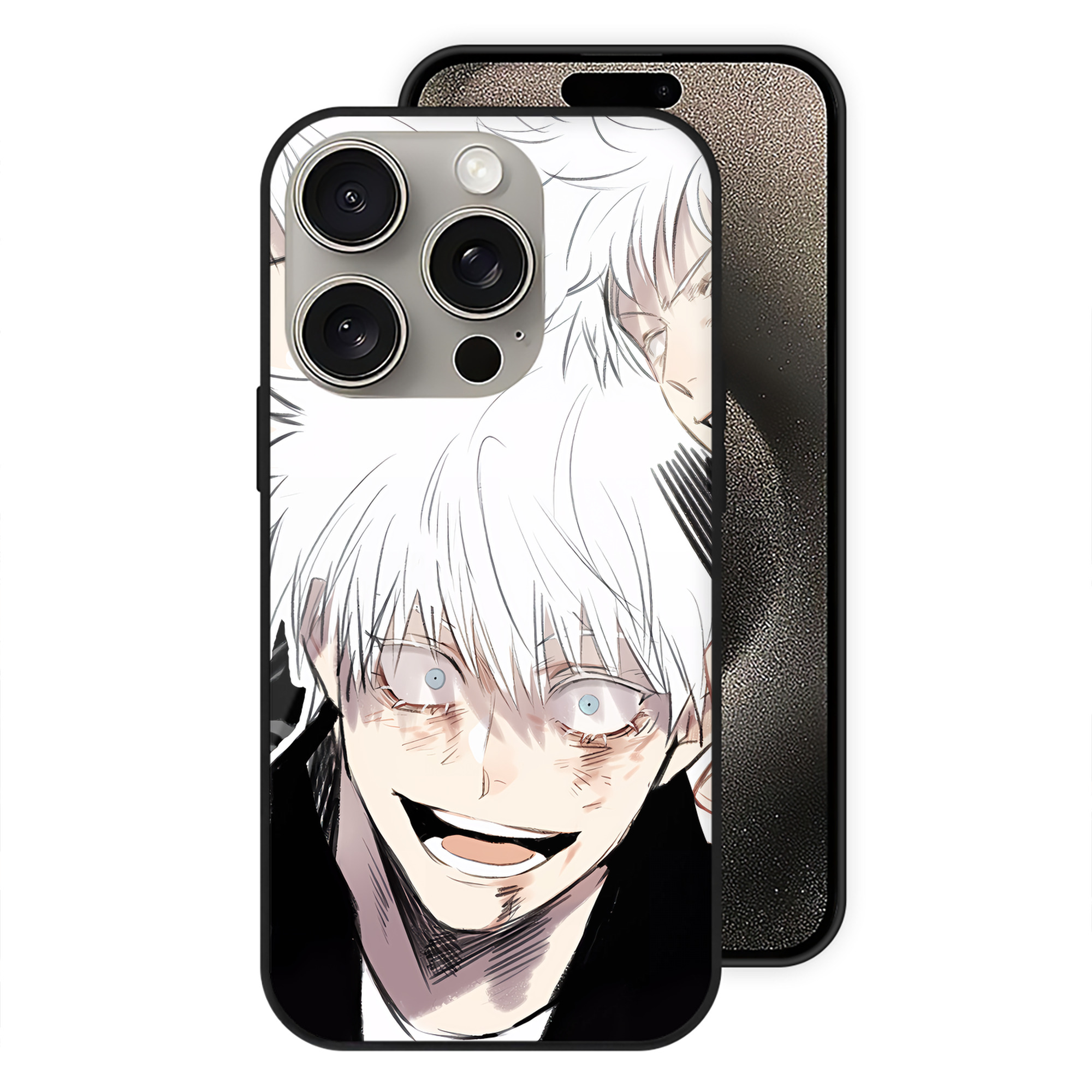 （画像用） SPY×FAMILY间谍家家酒 【iPhone15Pro対応】スマホケース 耐衝撃＆黄変防止 背面ガラス