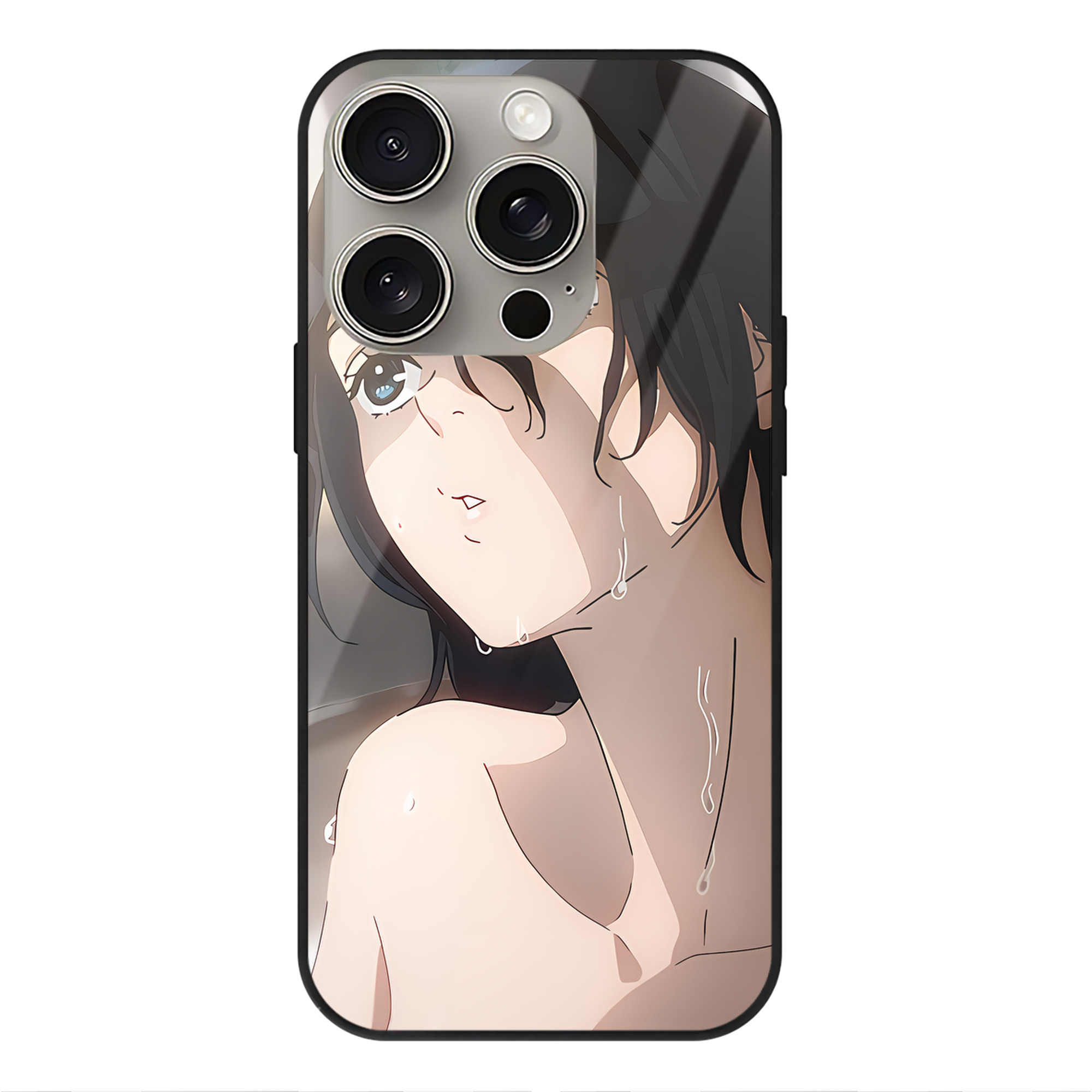 （画像用） SPY×FAMILY间谍家家酒 【iPhone15Pro対応】スマホケース 耐衝撃＆黄変防止 背面ガラス