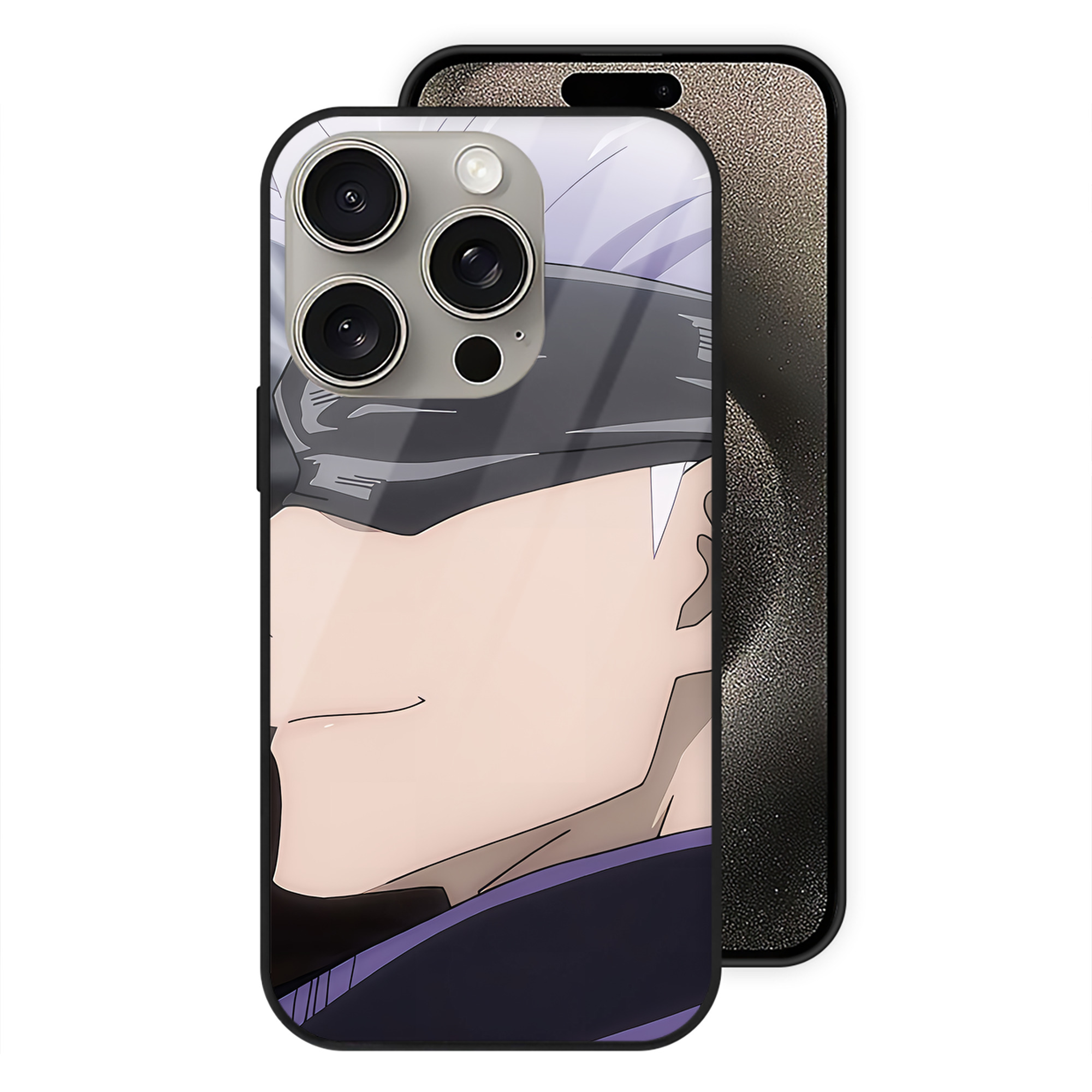 （画像用） SPY×FAMILY间谍家家酒 【iPhone15Pro対応】スマホケース 耐衝撃＆黄変防止 背面ガラス