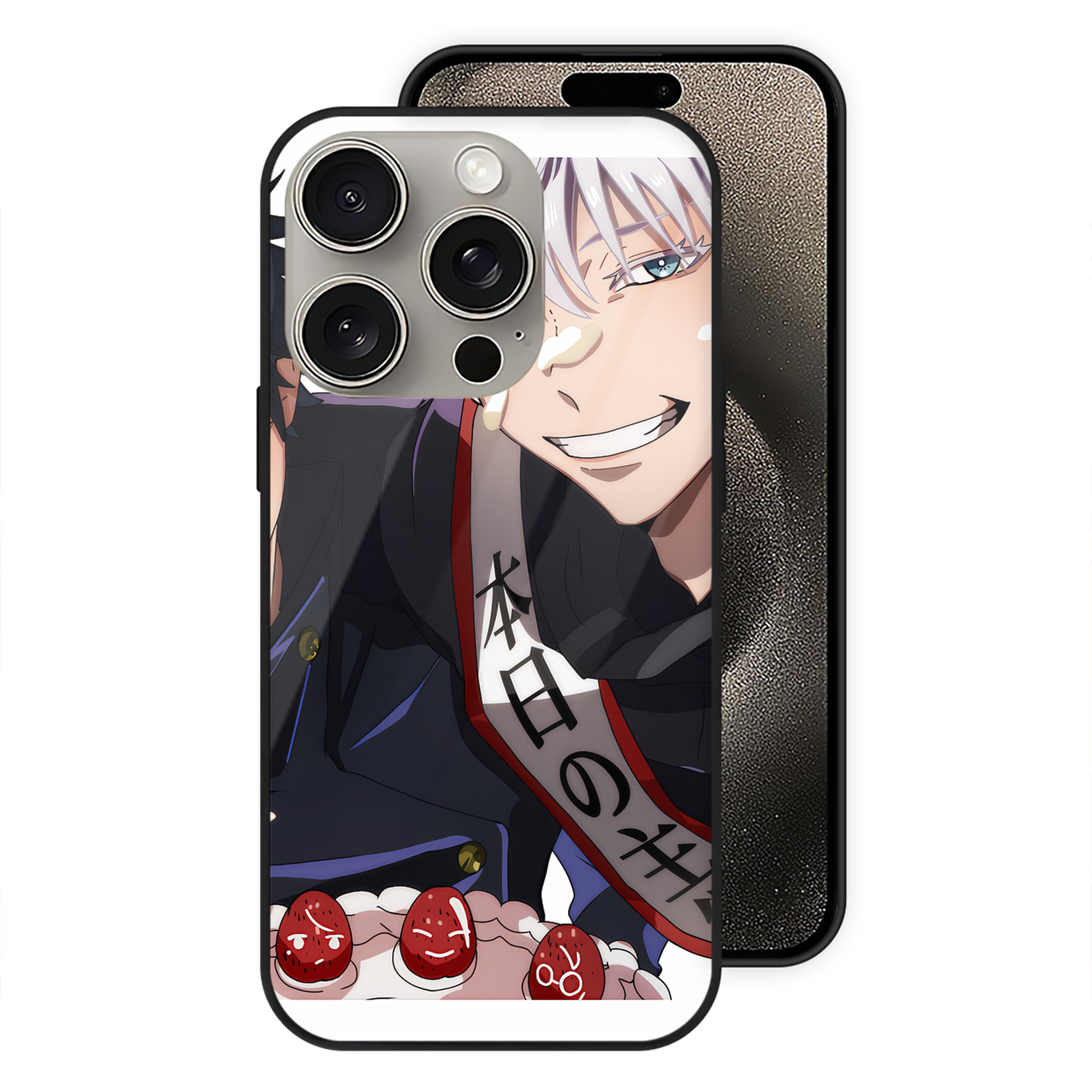 （画像用） SPY×FAMILY间谍家家酒 【iPhone15Pro対応】スマホケース 耐衝撃＆黄変防止 背面ガラス