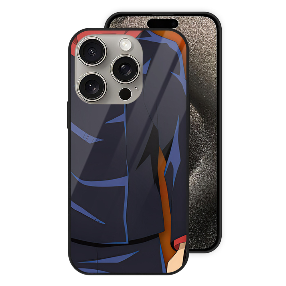 （画像用） SPY×FAMILY间谍家家酒 【iPhone15Pro対応】スマホケース 耐衝撃＆黄変防止 背面ガラス